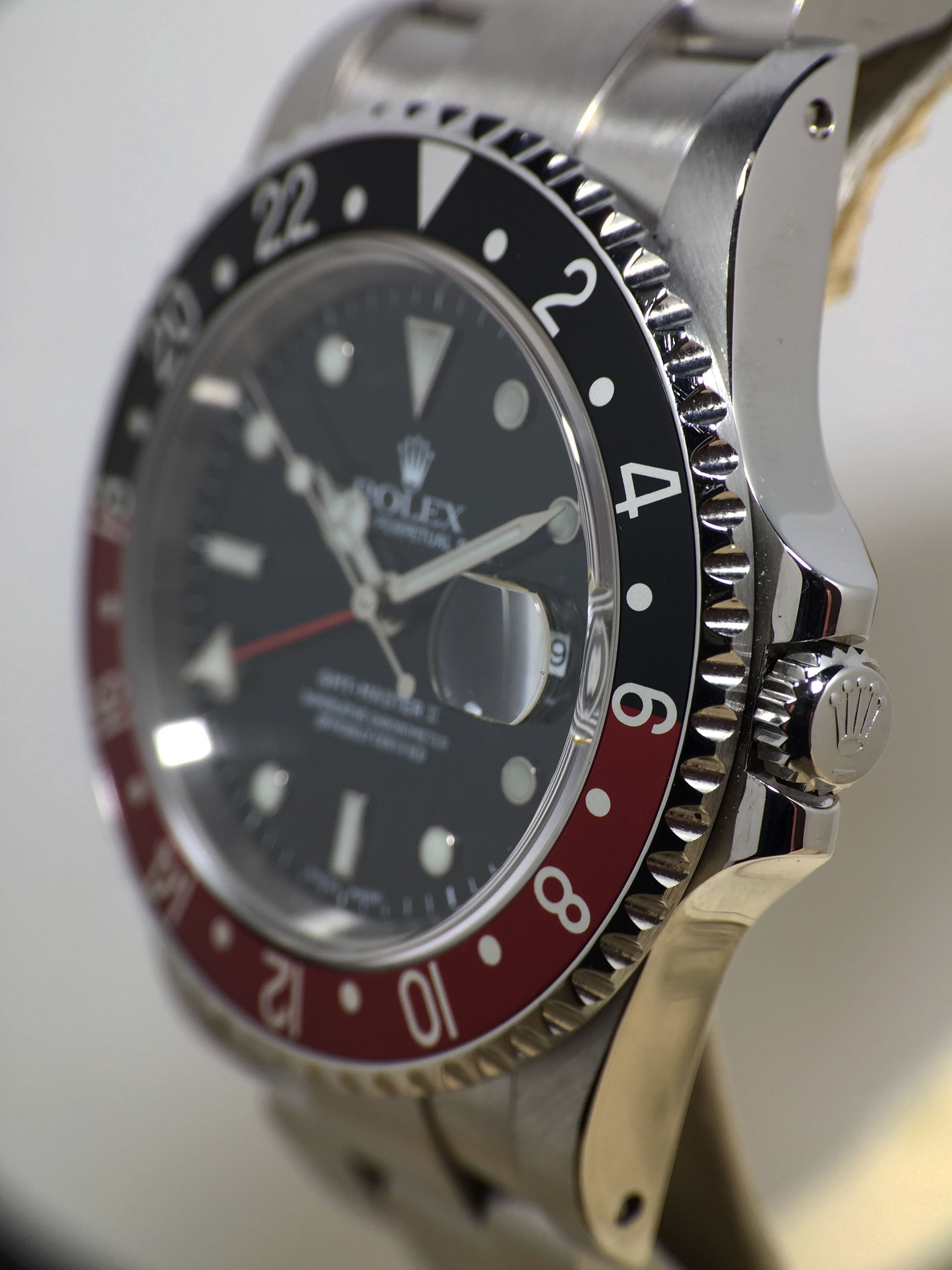 1999 Rolex GMT Master II Coke Ref. 16710 (Full Set)