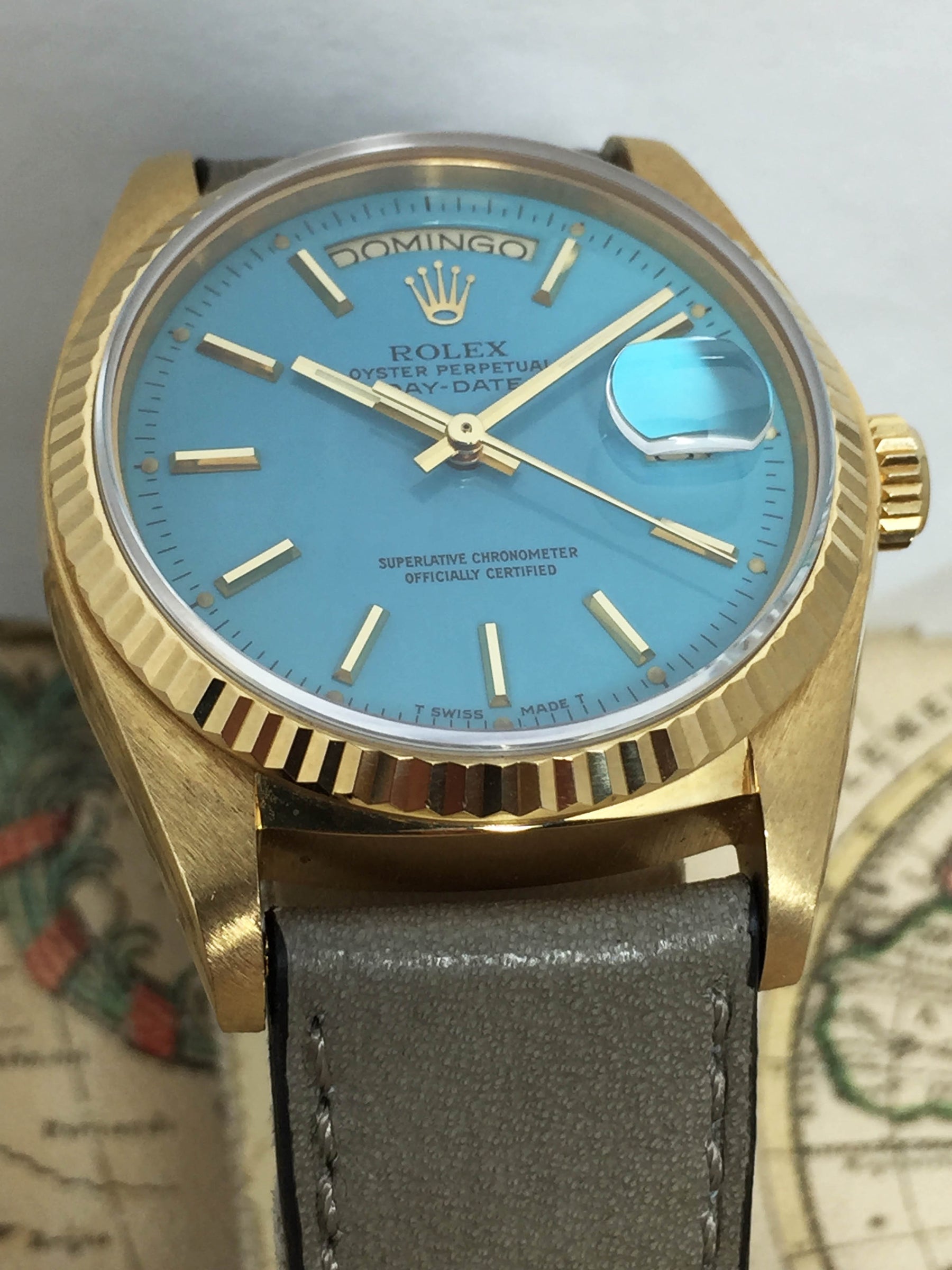 1979 Rolex Day Date Stella Turquoise Ref. 18038