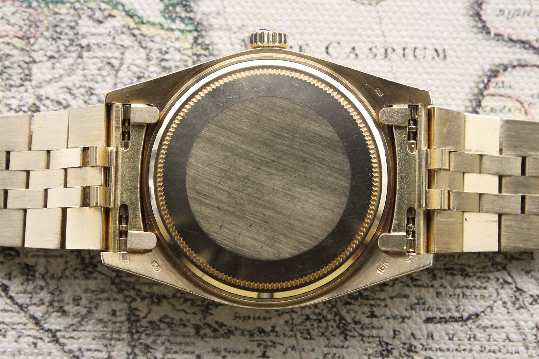 1976 Rolex Datejust Yellow Gold Rare Lapis Dial Ref. 1601