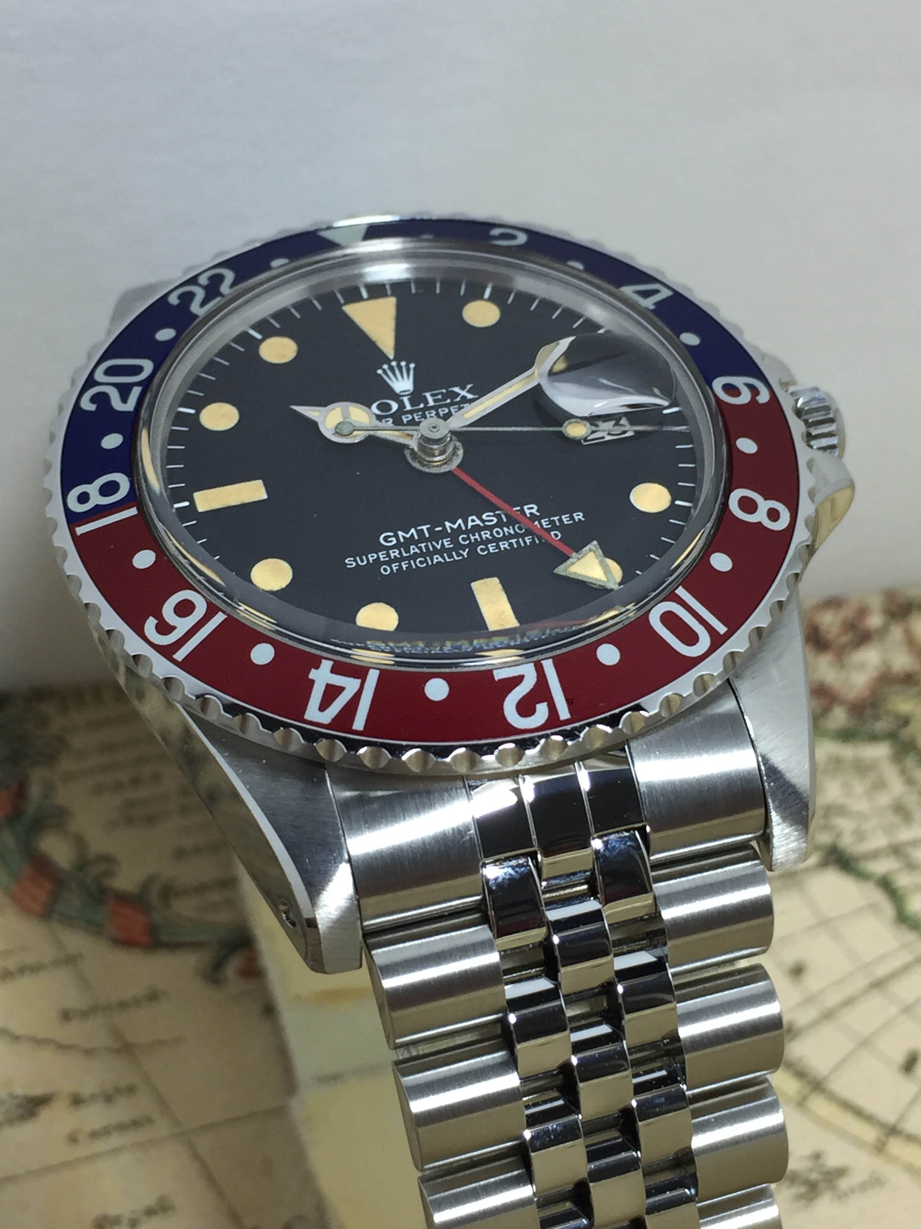 1978 Rolex GMT Master MK5 Maxi Near NOS Ref. 1675