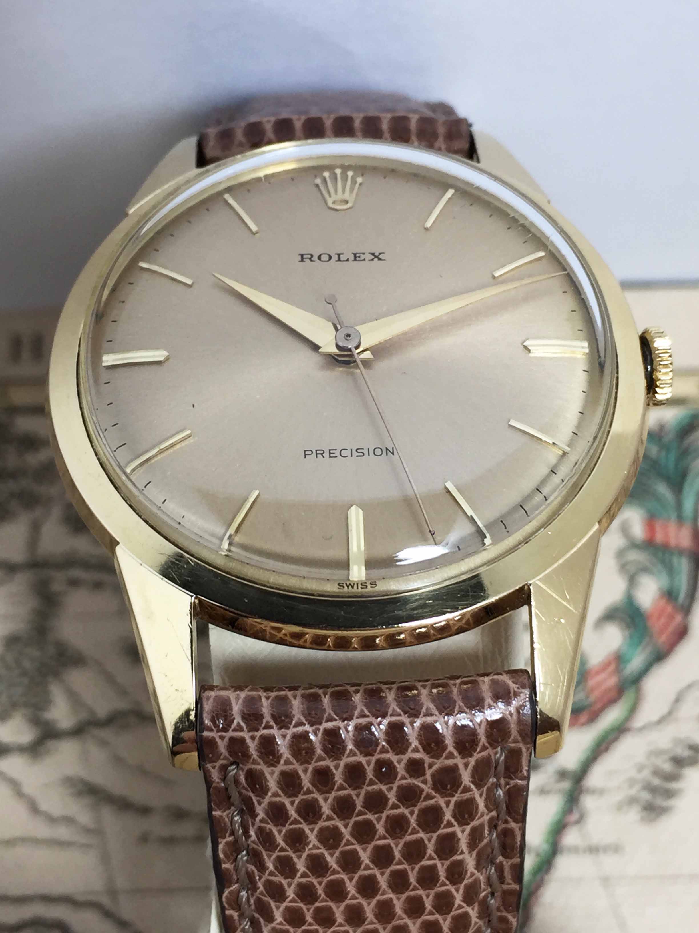 1960 Rolex Dress Watch Oversized Ref. 9004