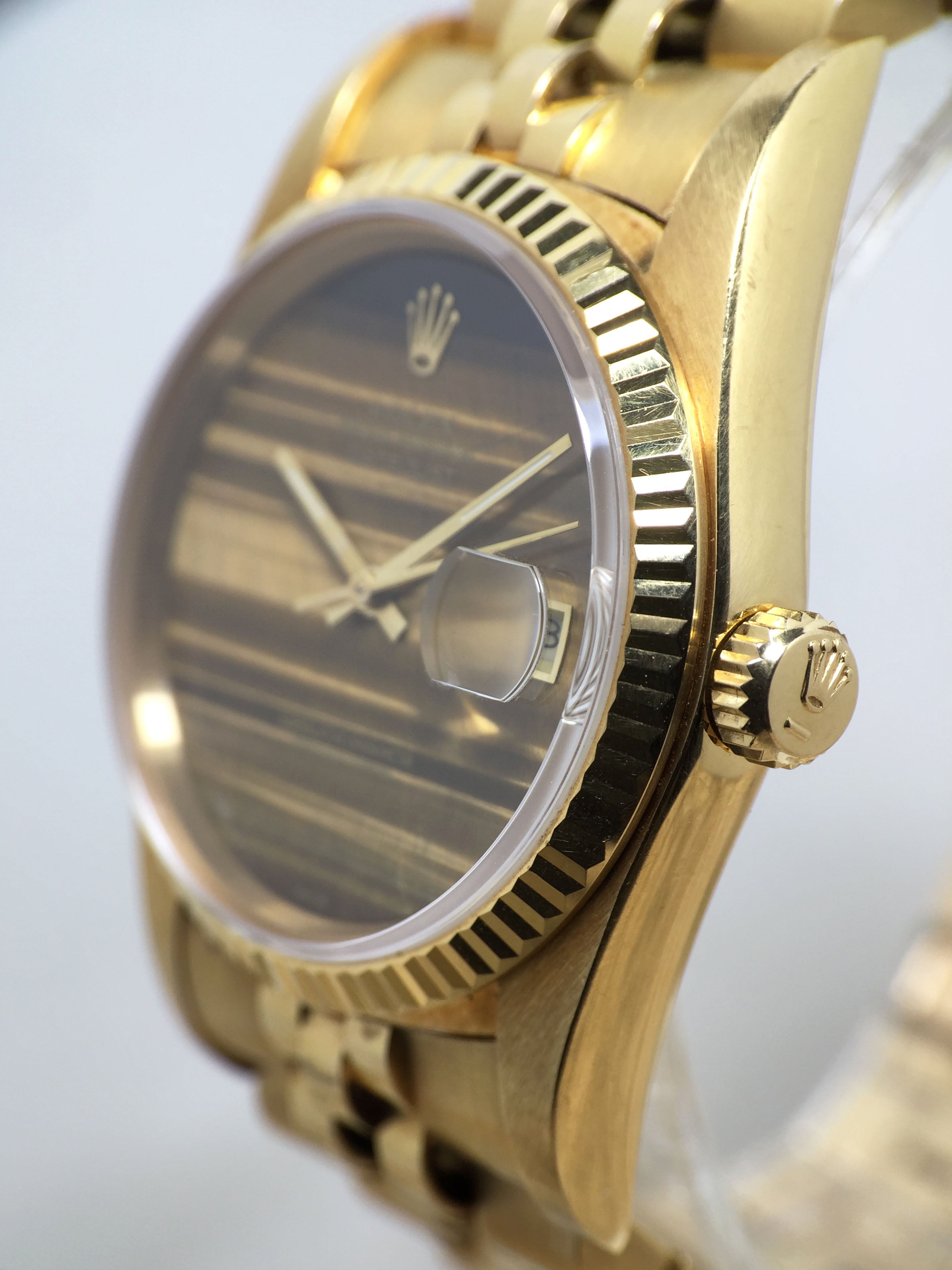 1985 Rolex Datejust Tiger Eye Ref. 16018 (with Certificate)