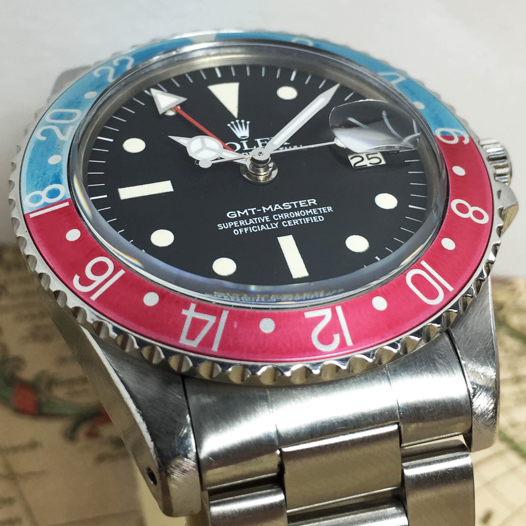 Rolex GMT Master MK3 Radial Ref. 1675 Year 1978