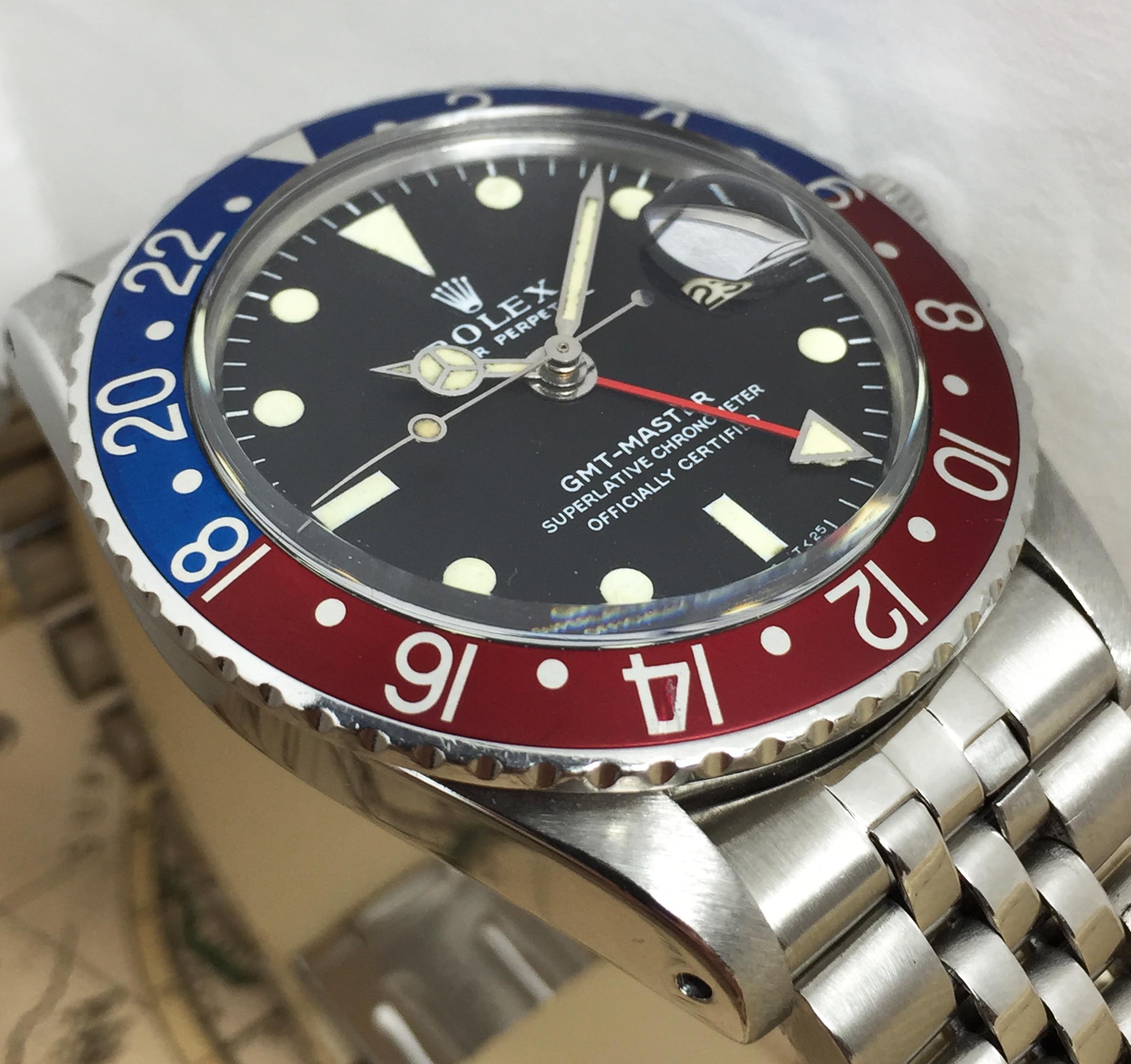 Rolex GMT Master Ref. 1675 Year 1968