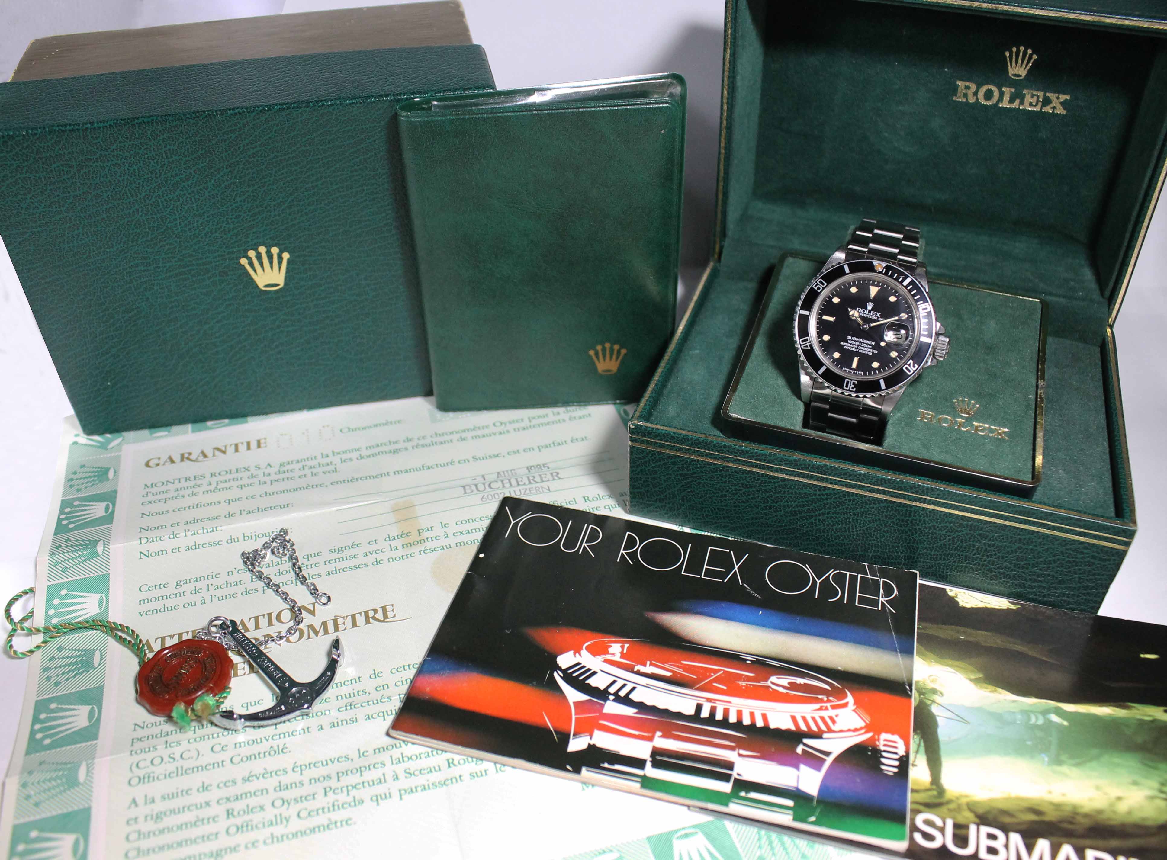 1984 Rolex Submariner Ref. 16800 (Full Set)