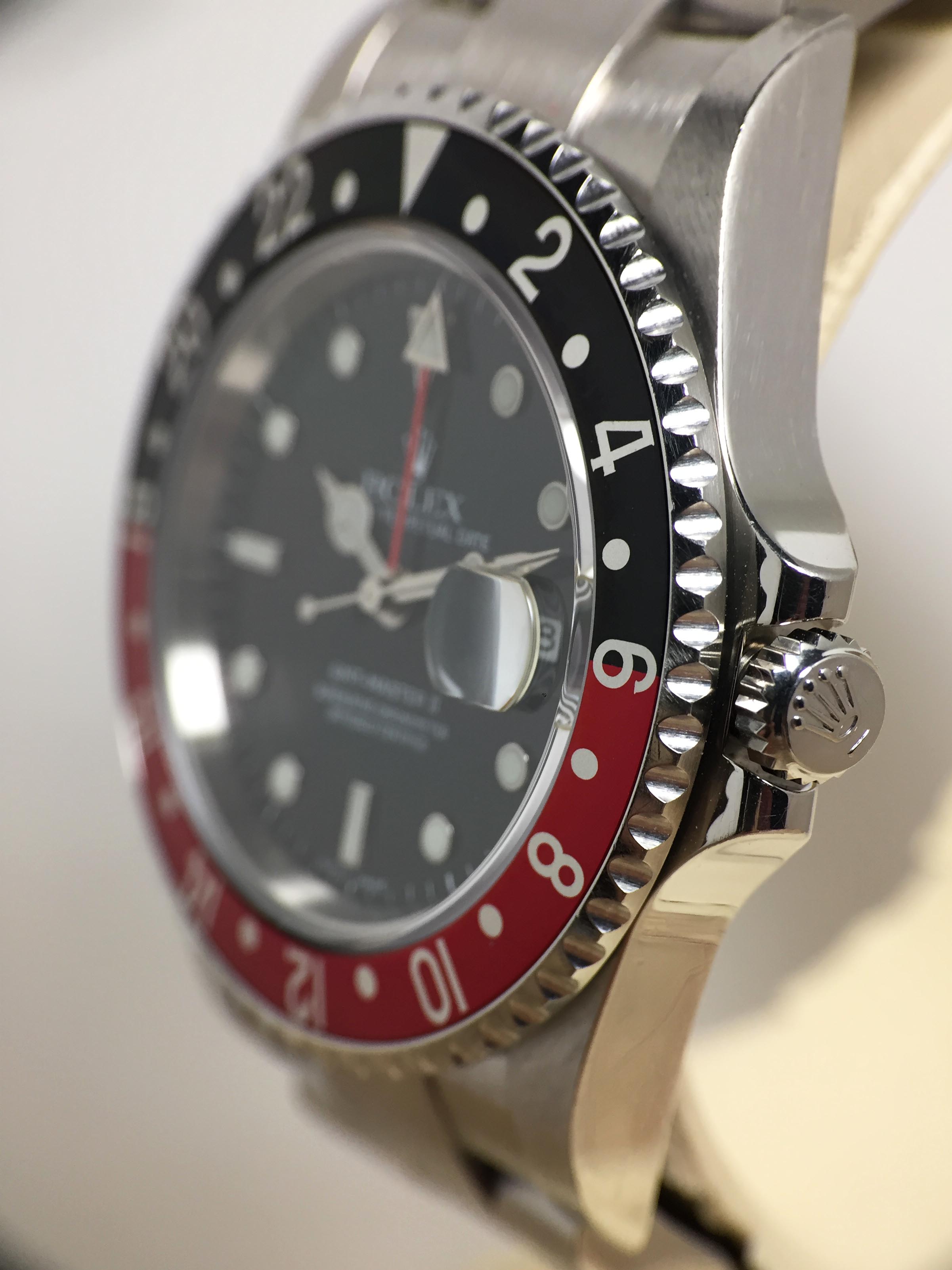 2005 Rolex GMT Master II Coke  Unpolished Ref. 16710 (with Papers)