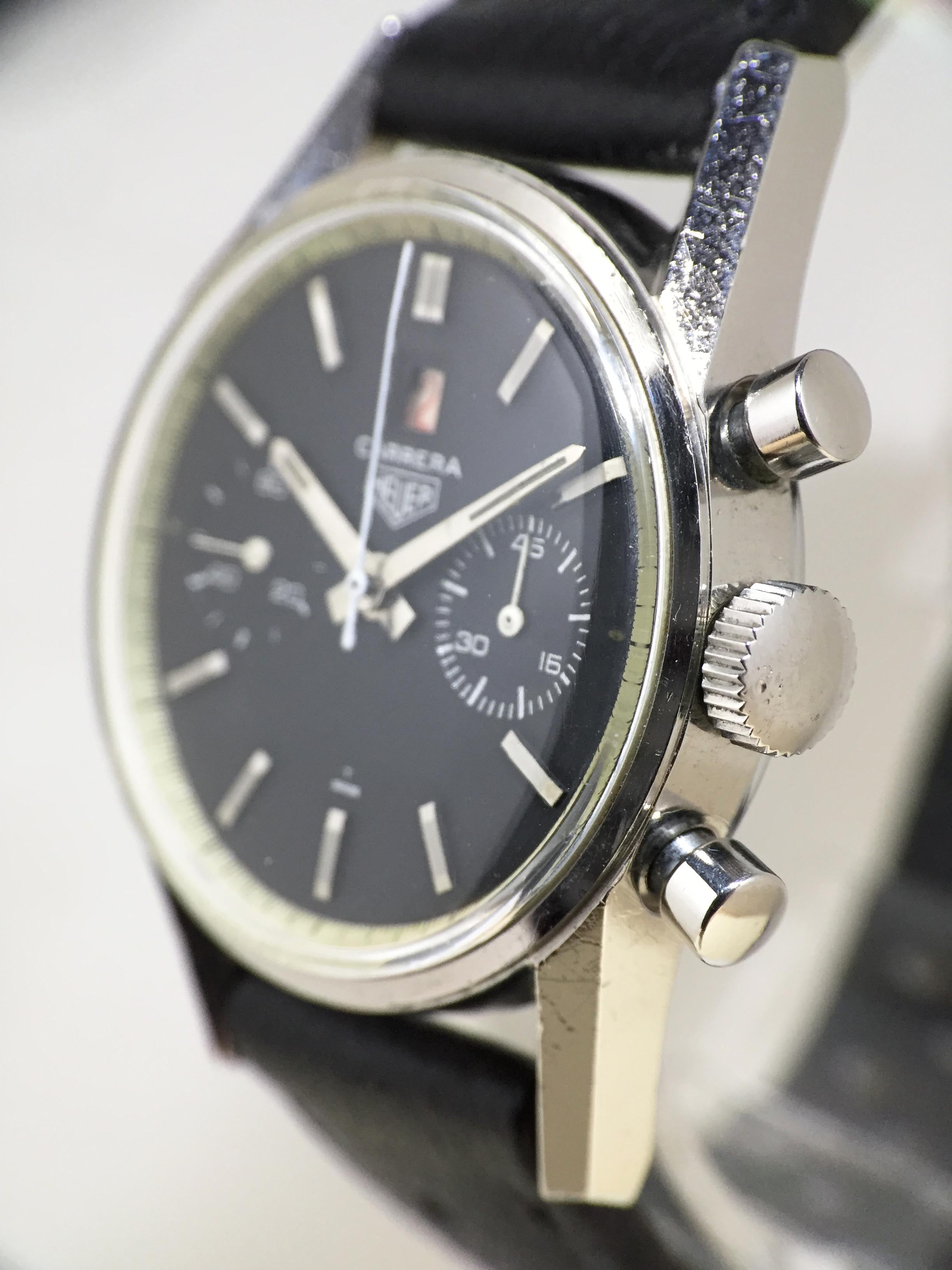 1968 Heuer Carrera Dato 45 1st Execution Ref. 3147N