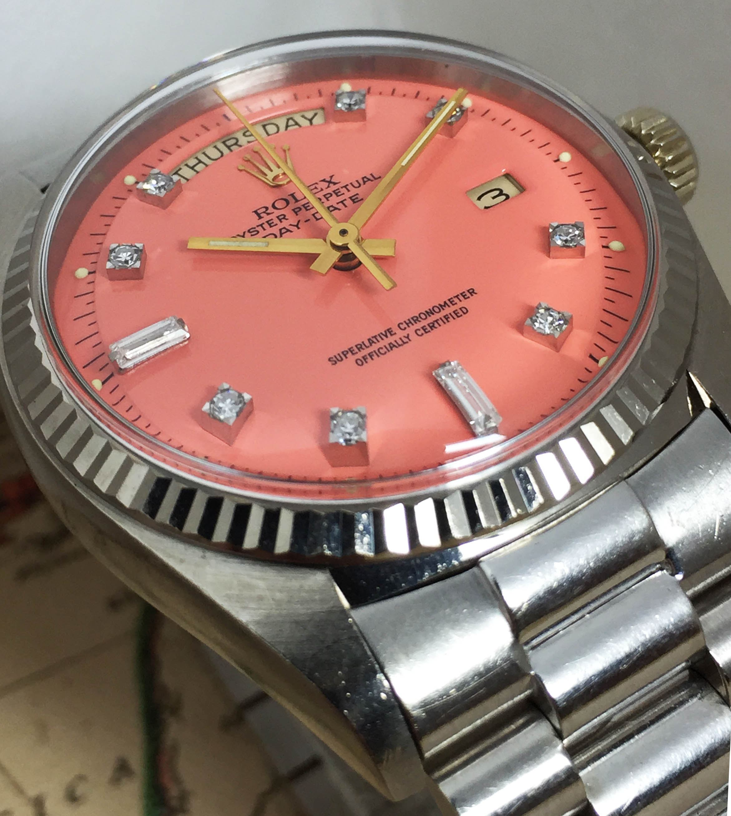 1977 Rolex Day Date 'Salmon Stella Dial' Ref. 1803 - Price on Request