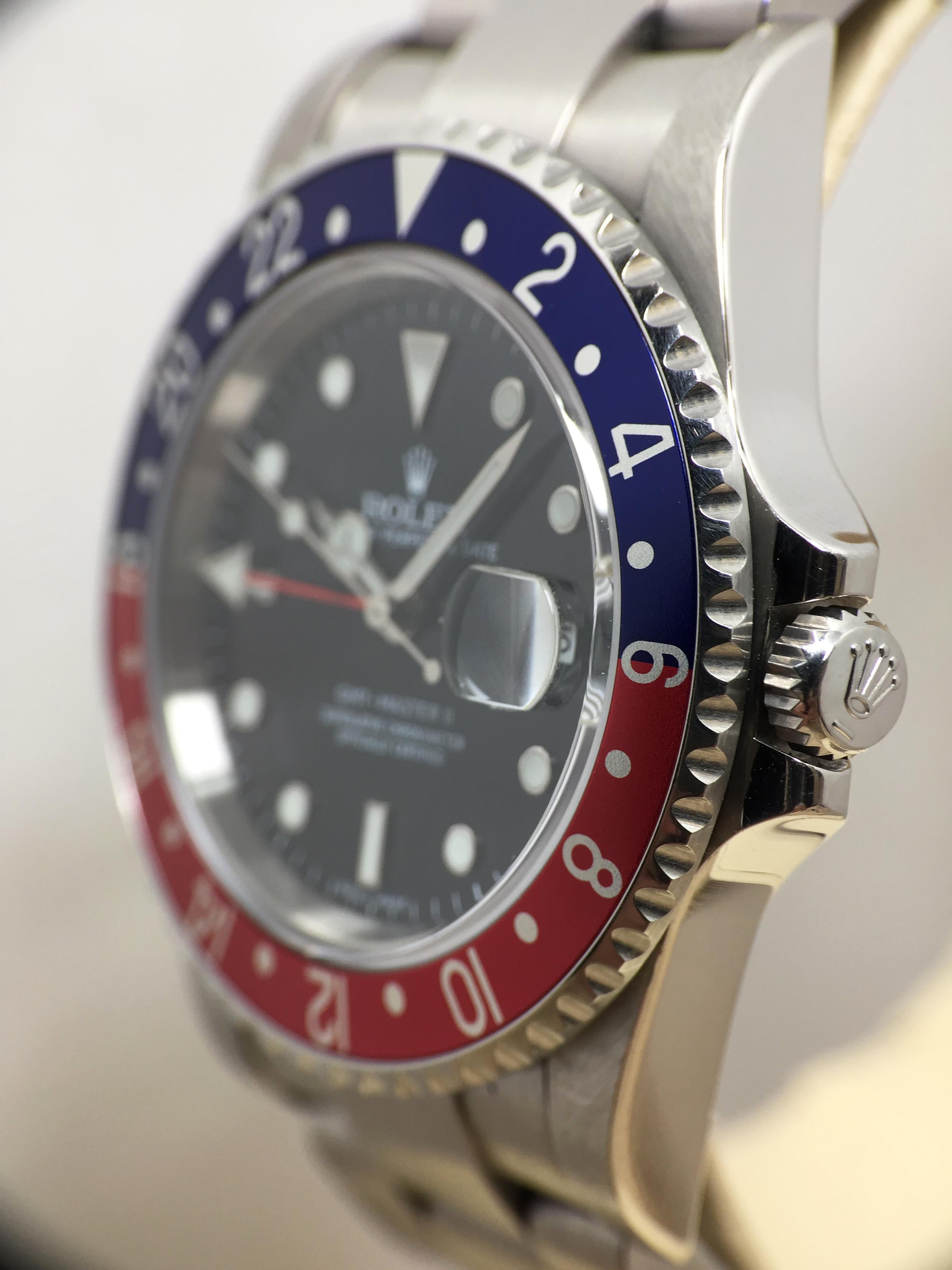 2008 Rolex GMT Master II - Stick Dial 3186 Ref. 16710B (Full Set)