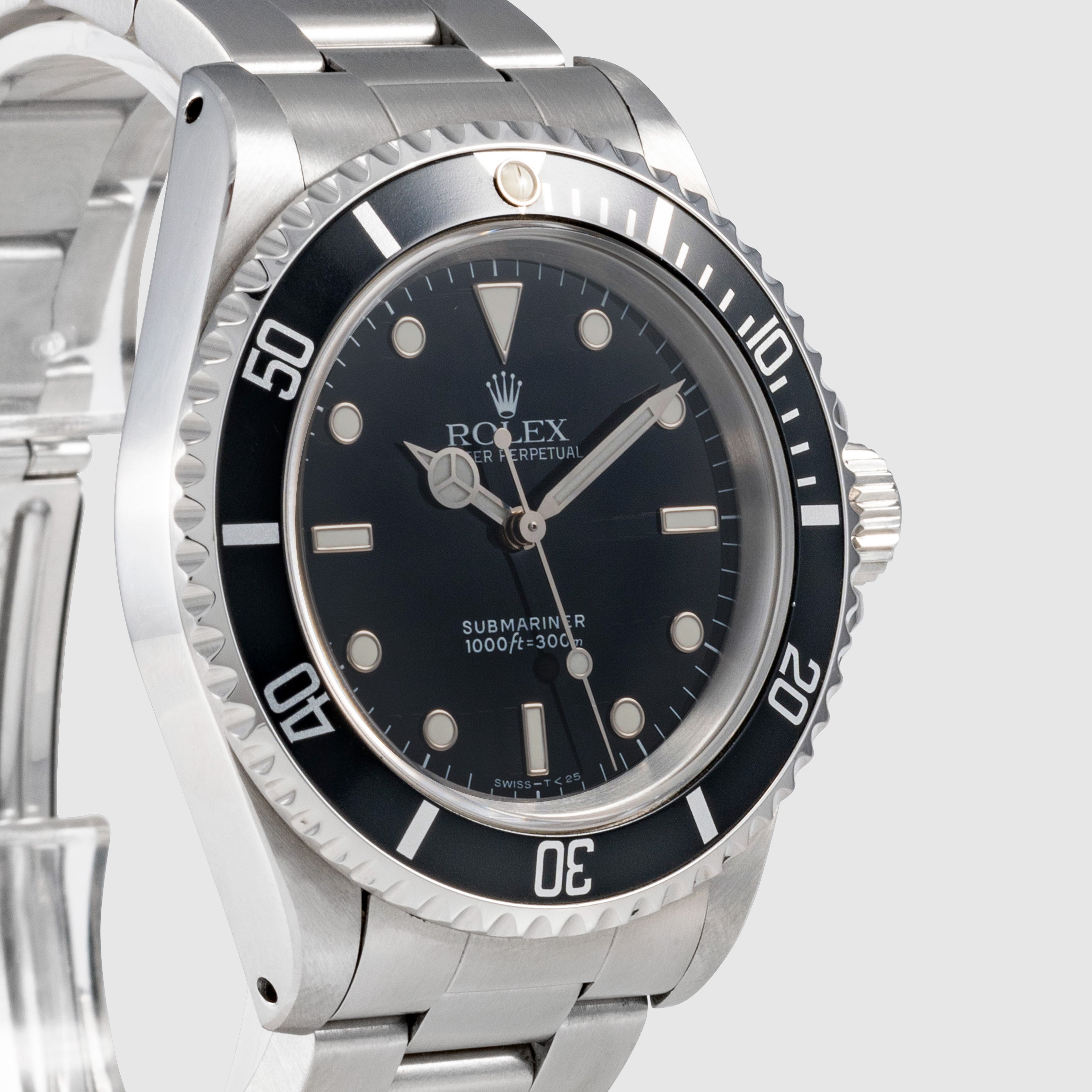 1993 Rolex Submariner Tritium Dial Ref. 14060 (with Box & Papers)