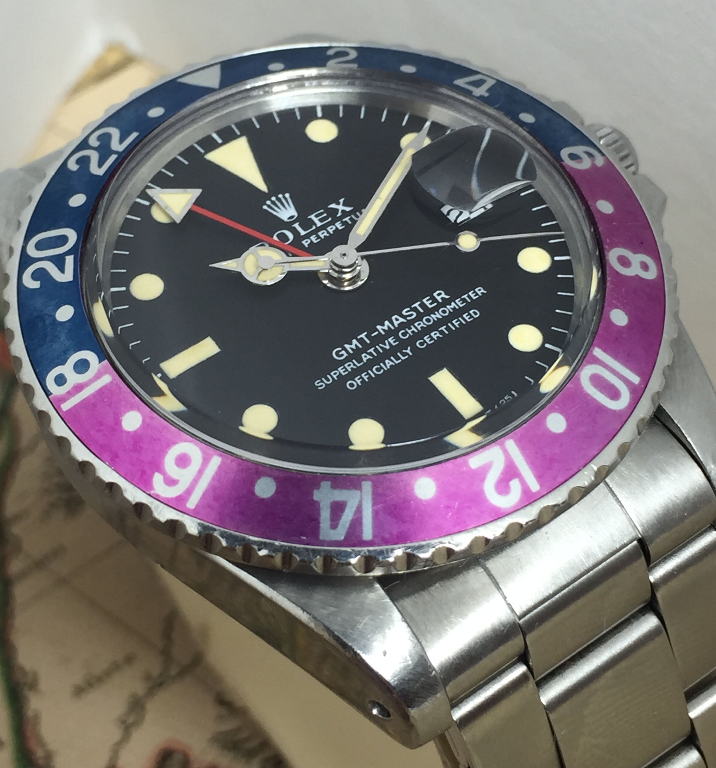 Rolex GMT Master MK1 Ref. 1675 Year 1968 (Full set)