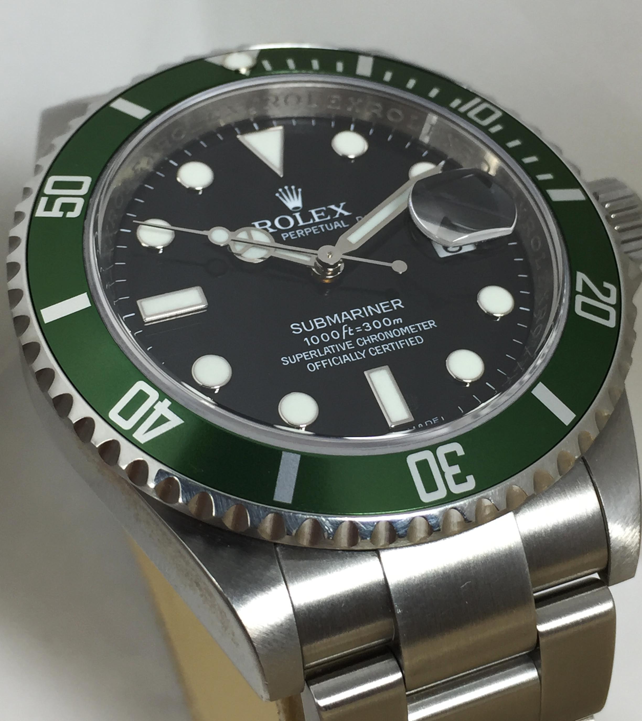 Rolex Submariner 50th Anniversary Ref. 16610LV Year 2007 (Full Set)