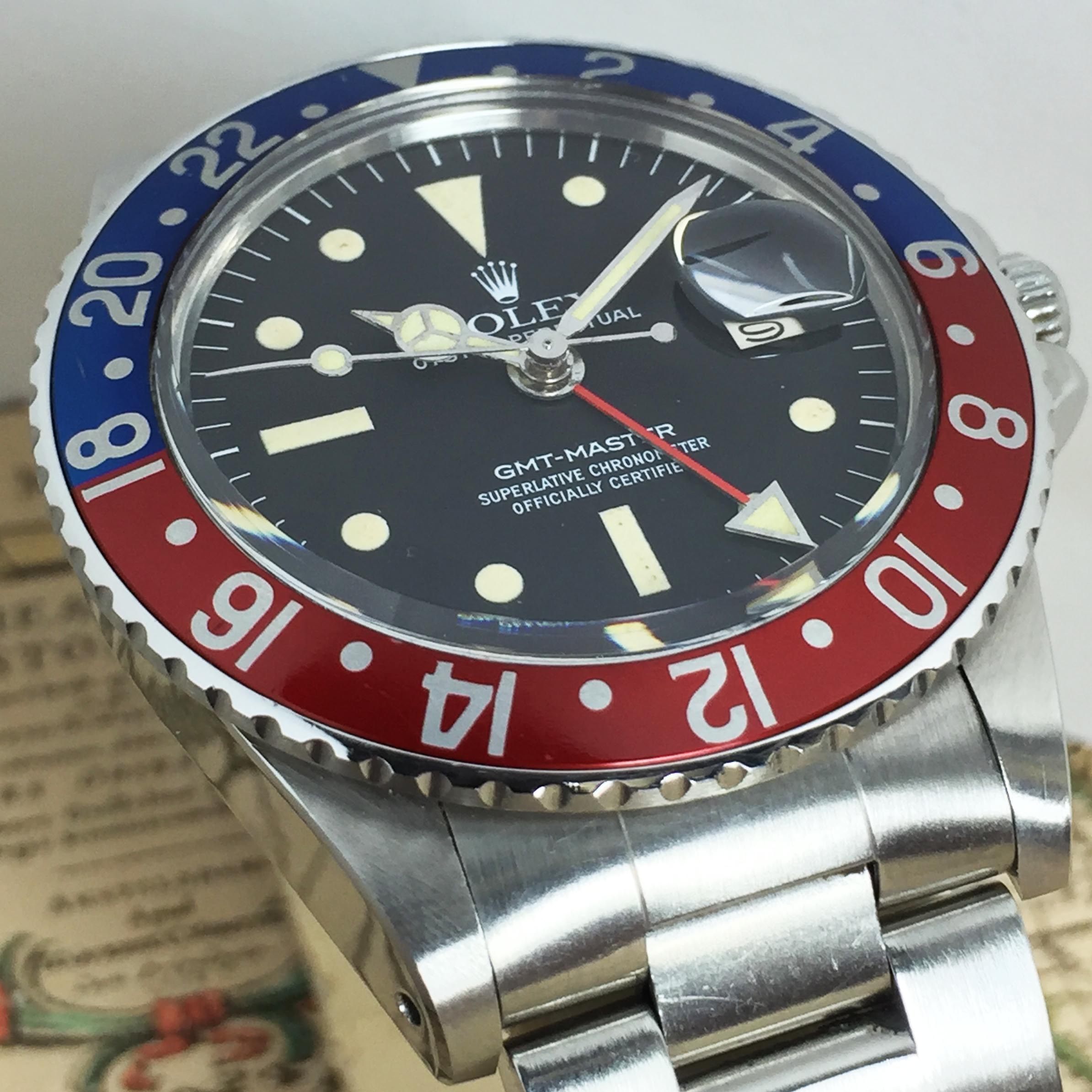 Rolex GMT Master MK3 Radial Ref. 1675 Year 1977 (Full Set)