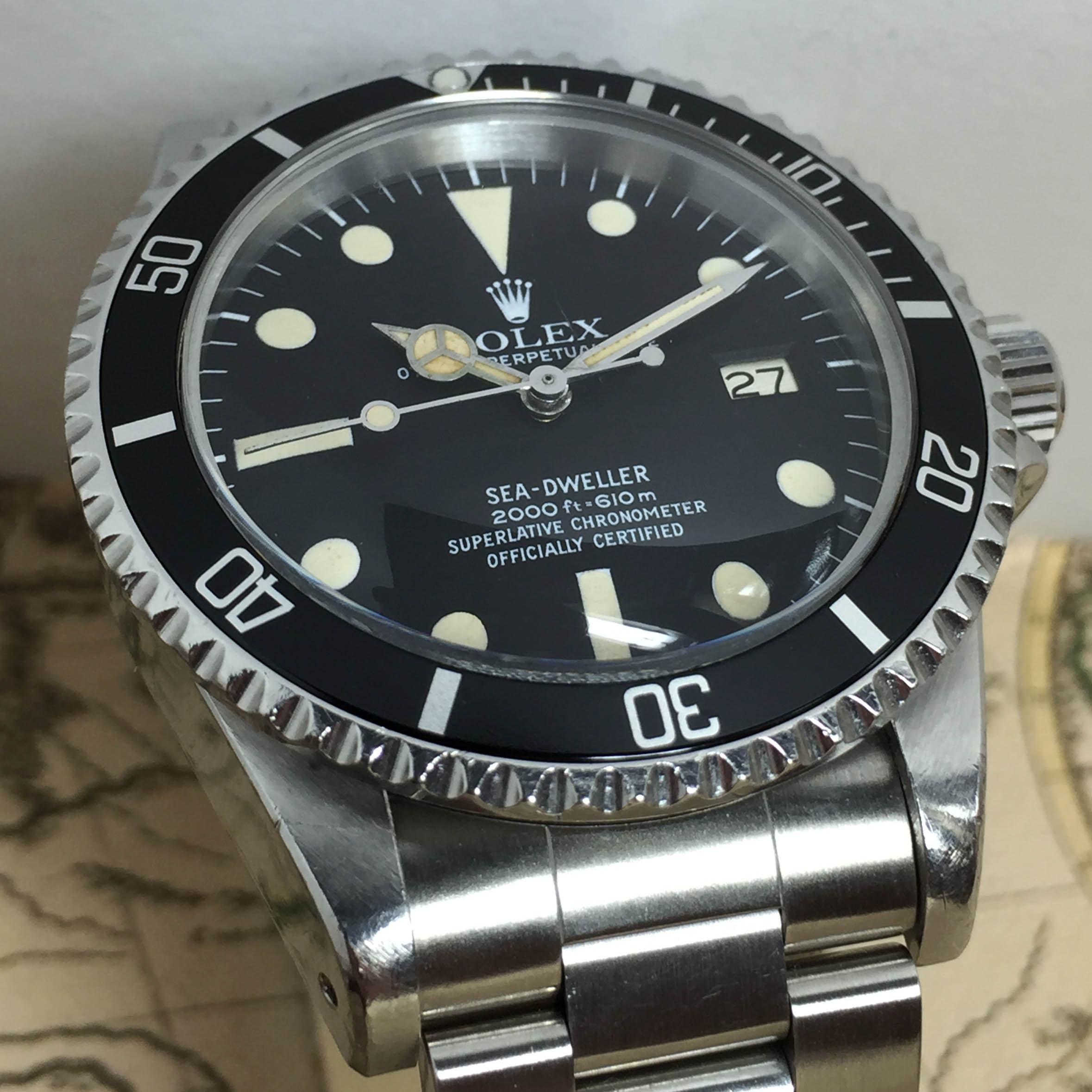 Rolex Sea Dweller Great White MK1 Ref. 1665 Year 1980 (with Box and Papers)