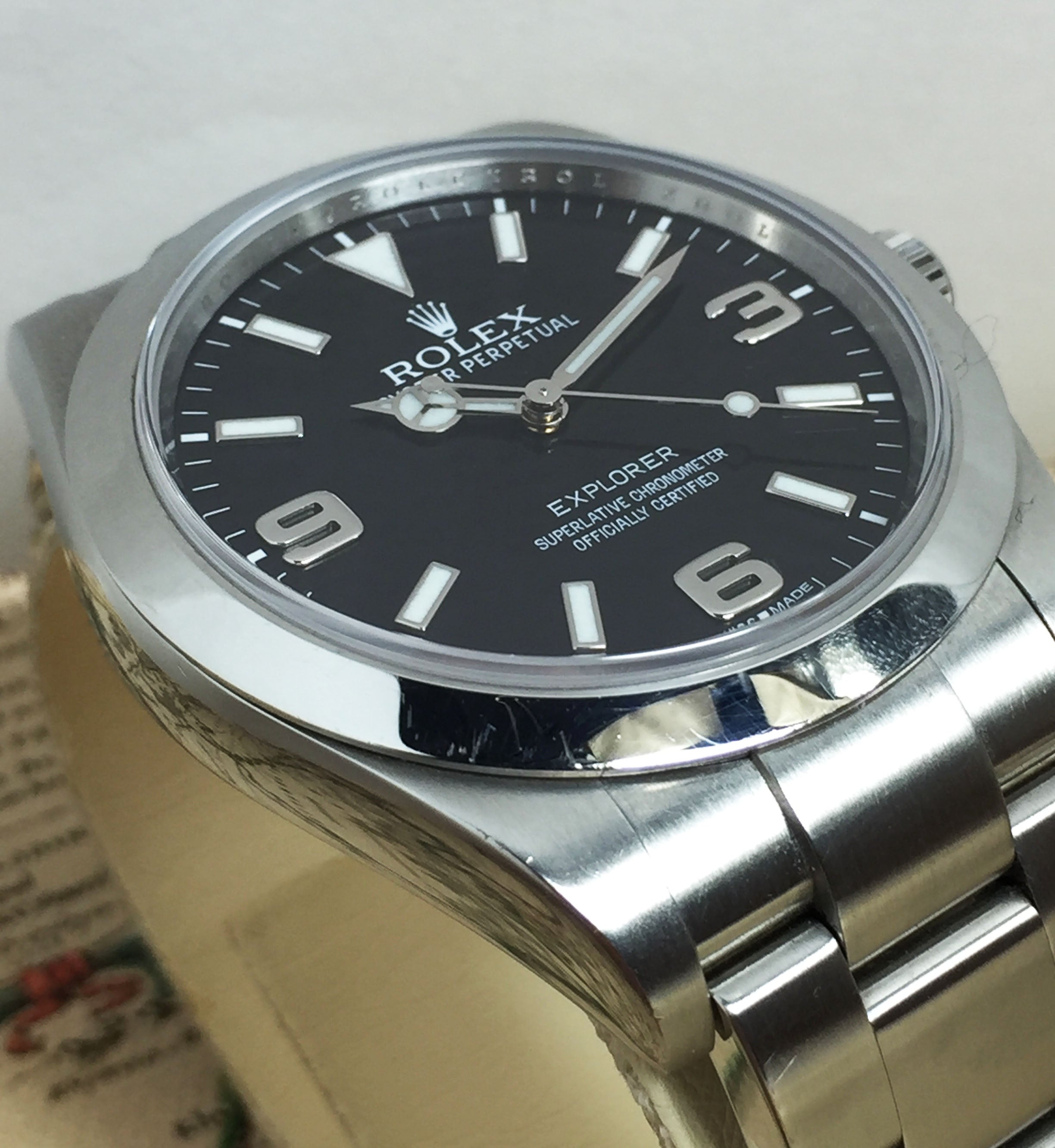 2012 Rolex Explorer I Ref. 214270 (Full Set)