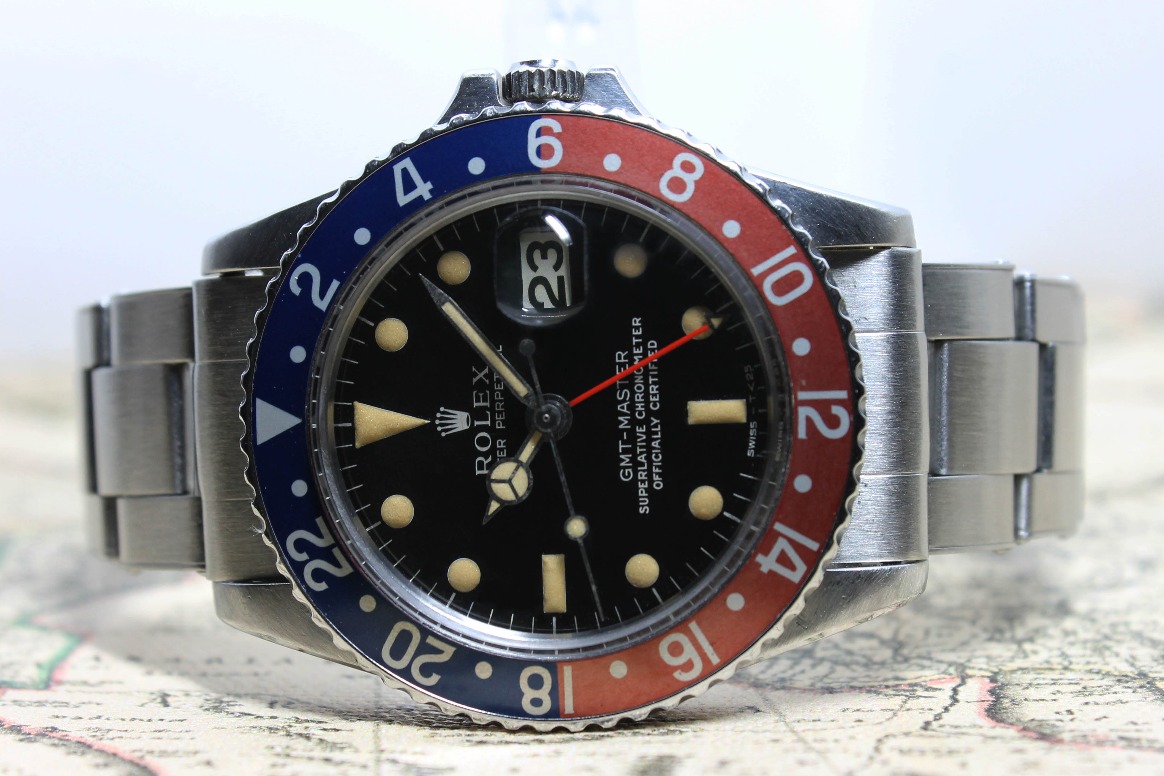 Rolex GMT Master Gilt Ref. 1675 Year 1966 (Full Set)