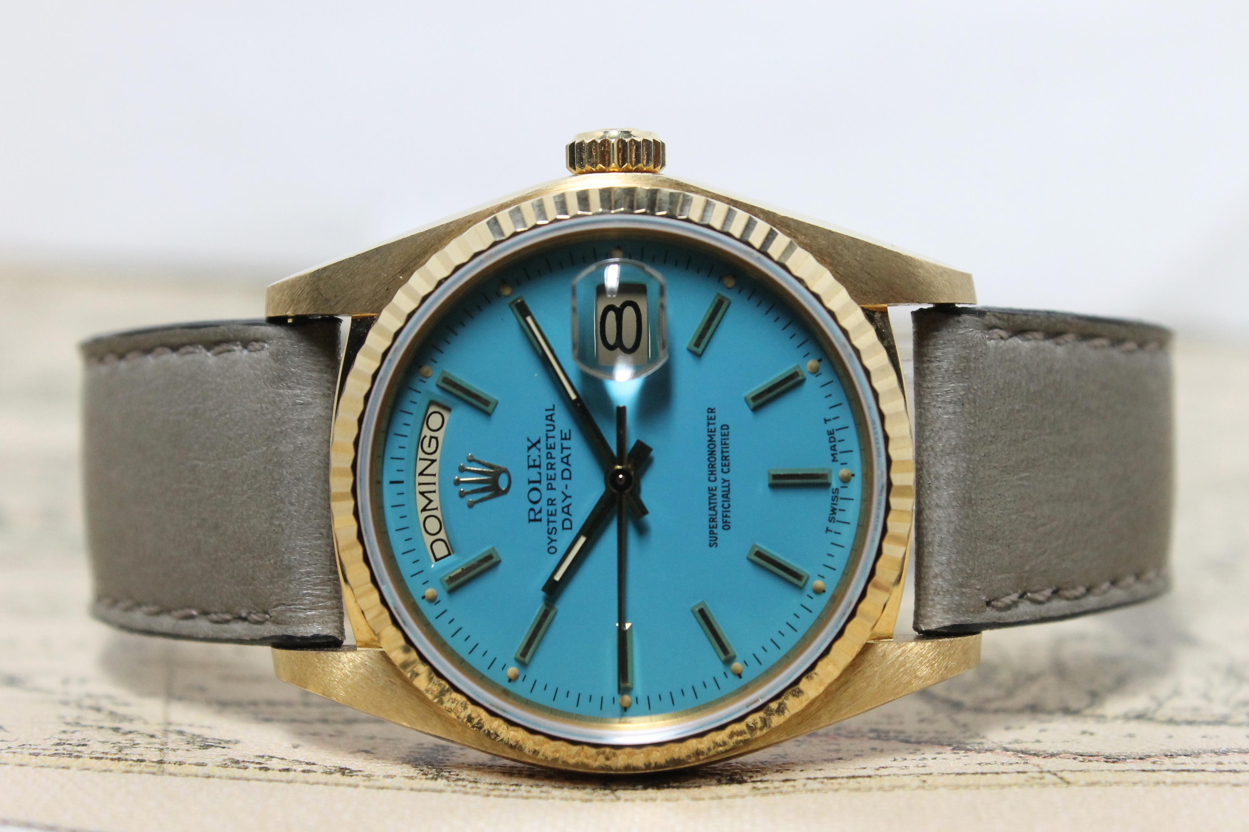 1979 Rolex Day Date Stella Turquoise Ref. 18038