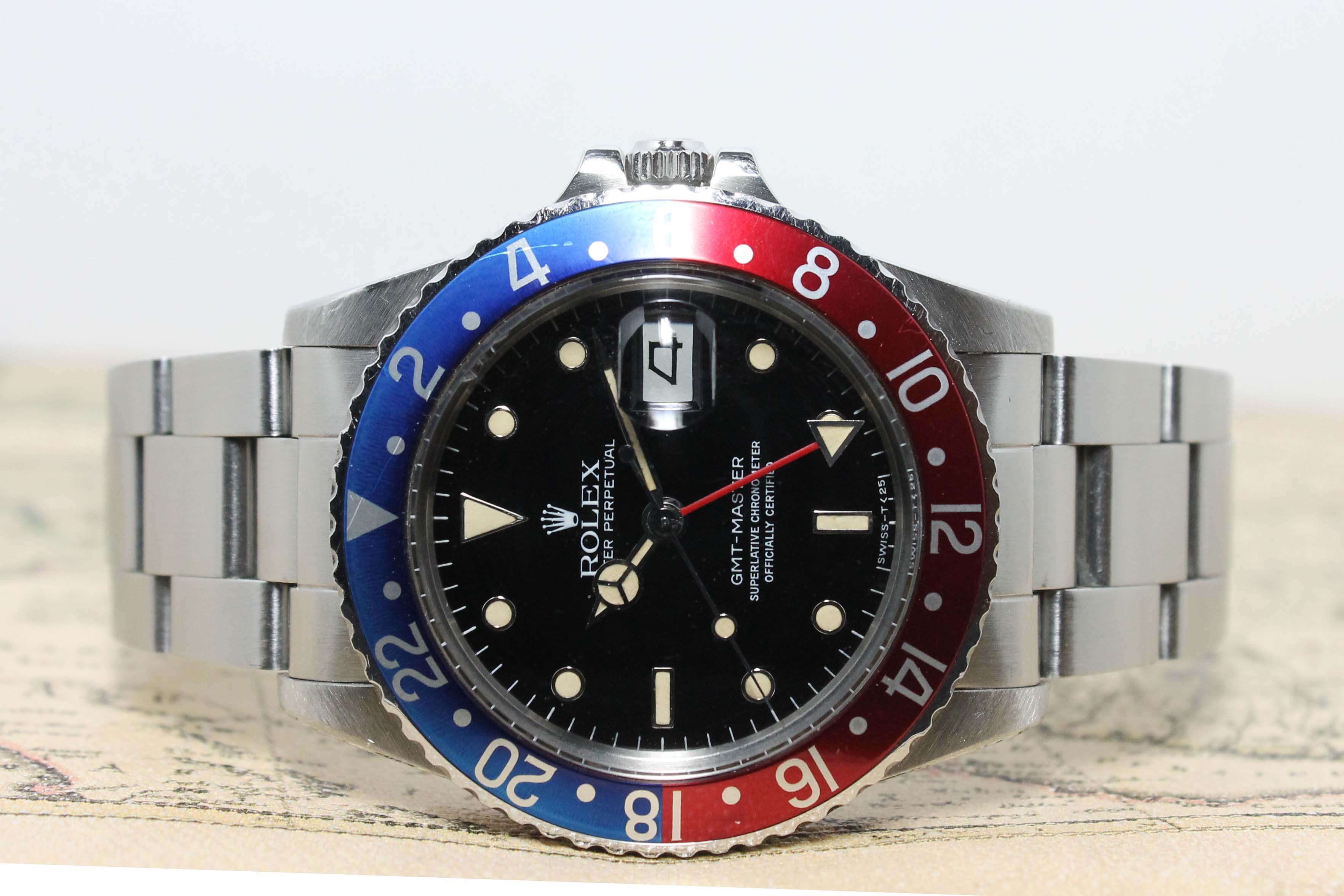 1984 Rolex GMT Master Glossy Dial Ref. 16750