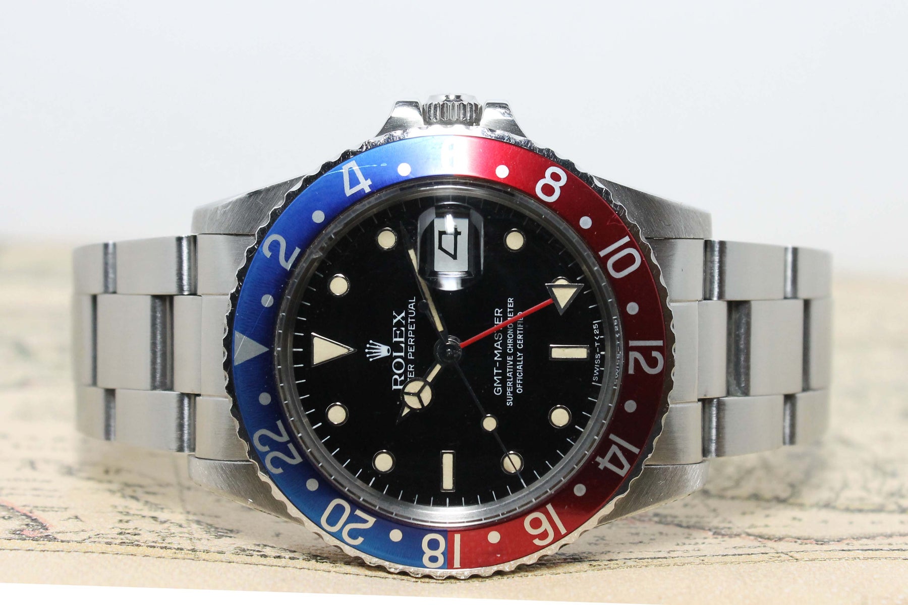 1984 Rolex GMT Master Glossy Dial Ref. 16750