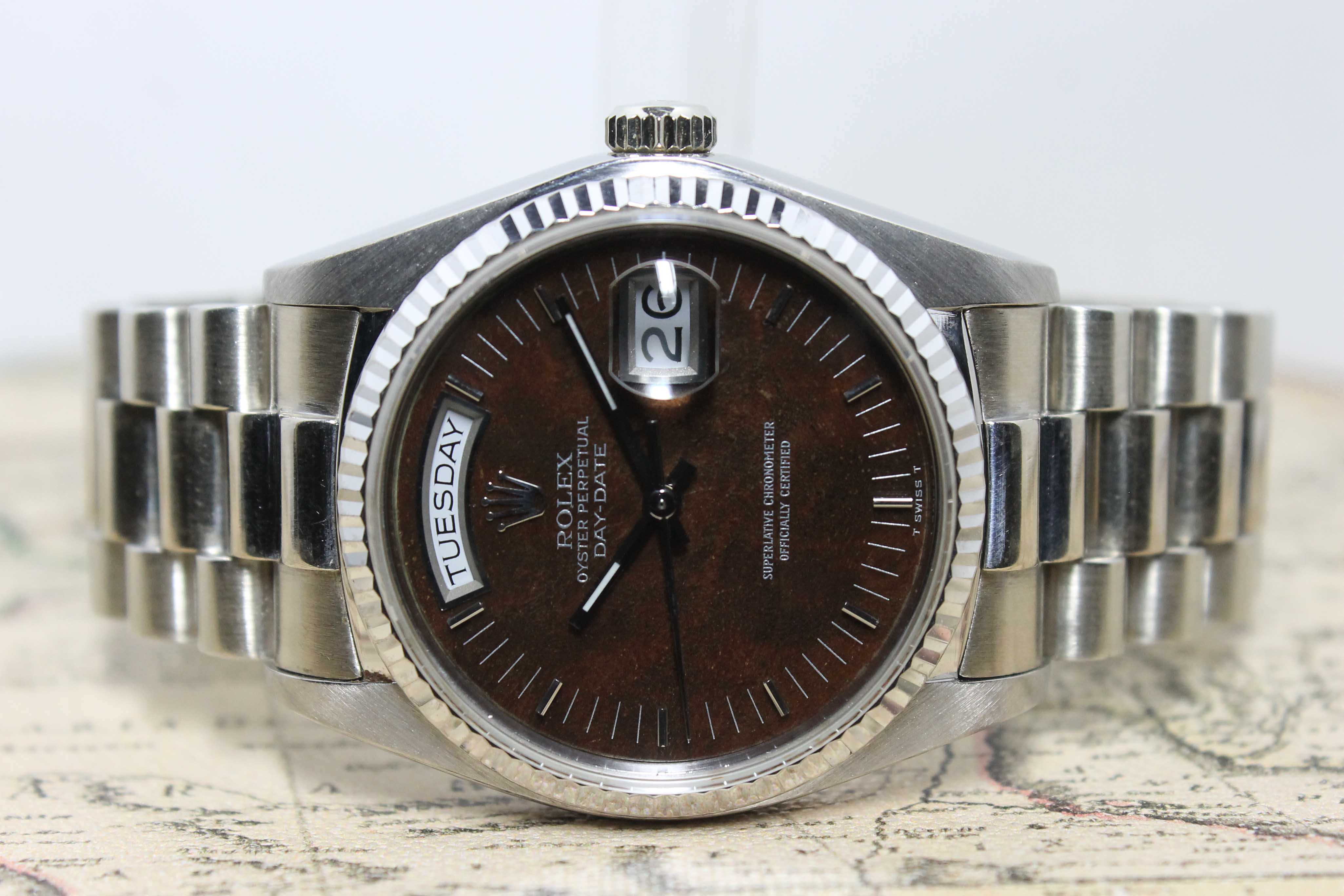 1980 Rolex Day Date Wood Ref. 18039