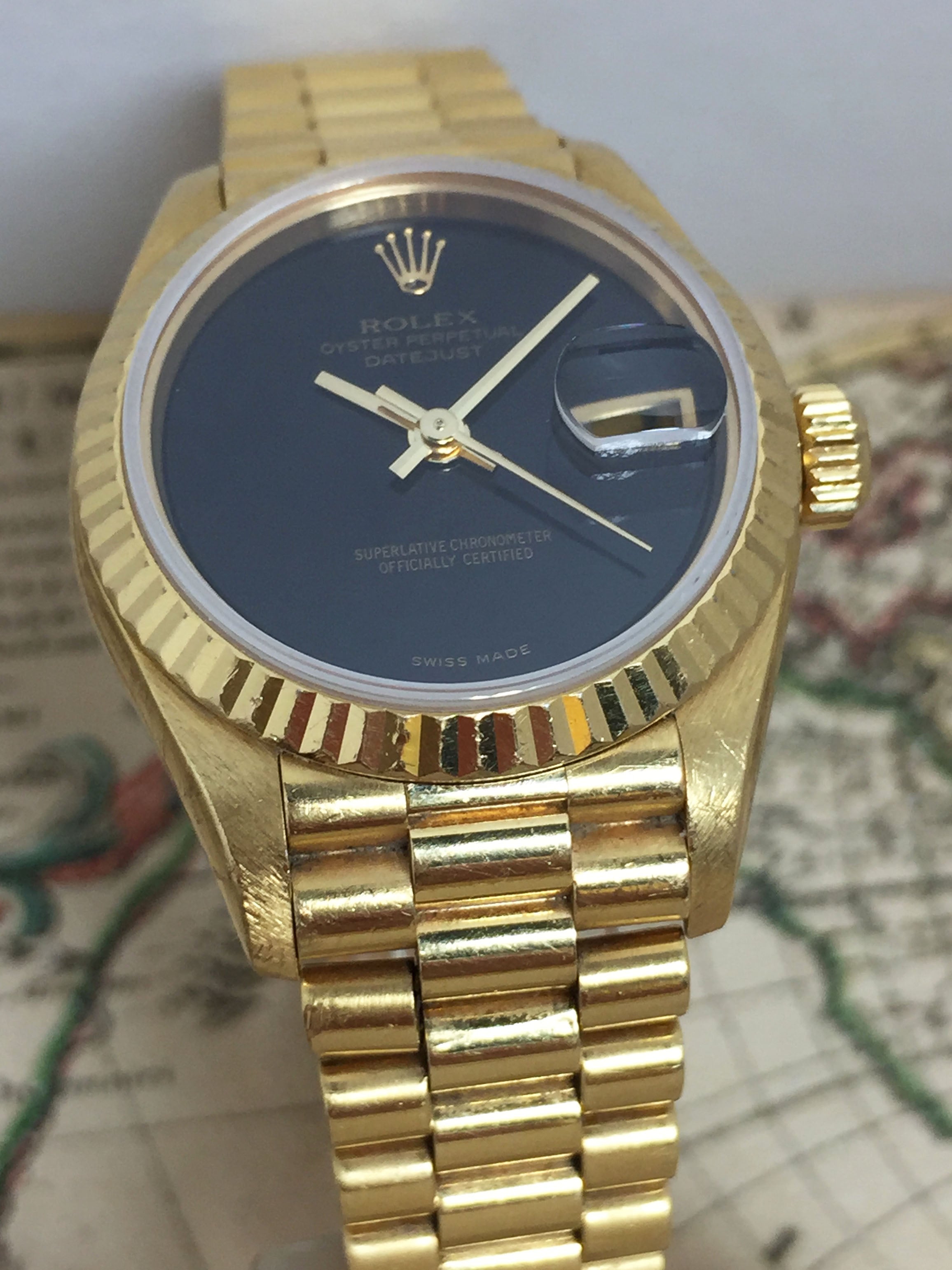 1999 Rolex Lady Datejust Onyx Ref. 79178 (with Papers)