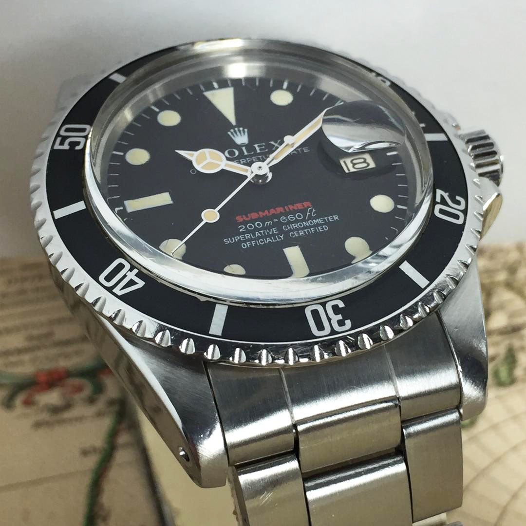 1968 Rolex Red Submariner MK2 Ref. 1680 (Full Set)