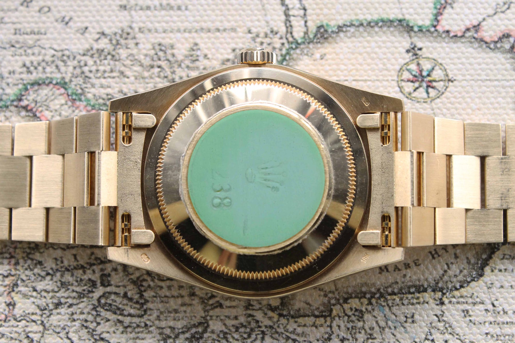 1991 Rolex Day Date Aventurine Dial Ref. 18238 (with Box & Papers)