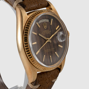 1973 Rolex Day Date Rare Sequoia Wood Dial Ref. 1803