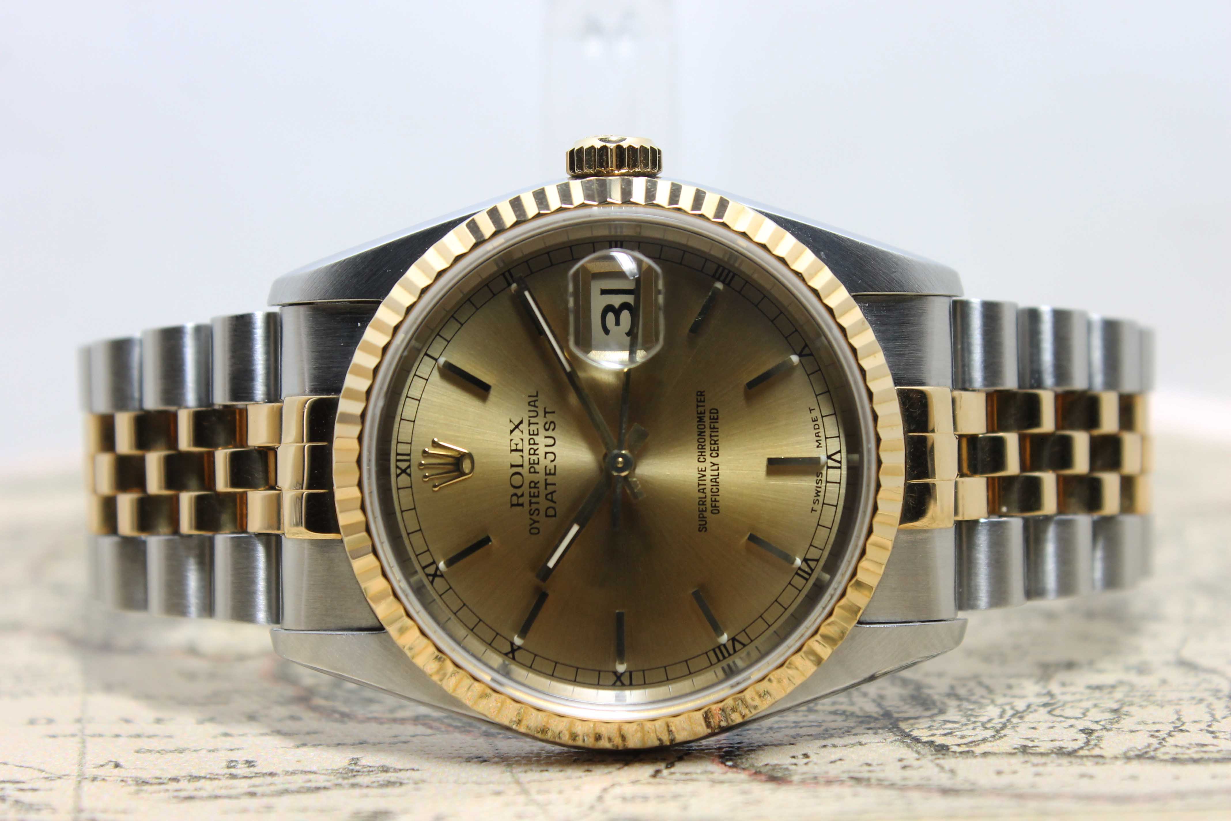 Rolex Datejust St/G Ref. 16233 Year 1996 (Full Set)