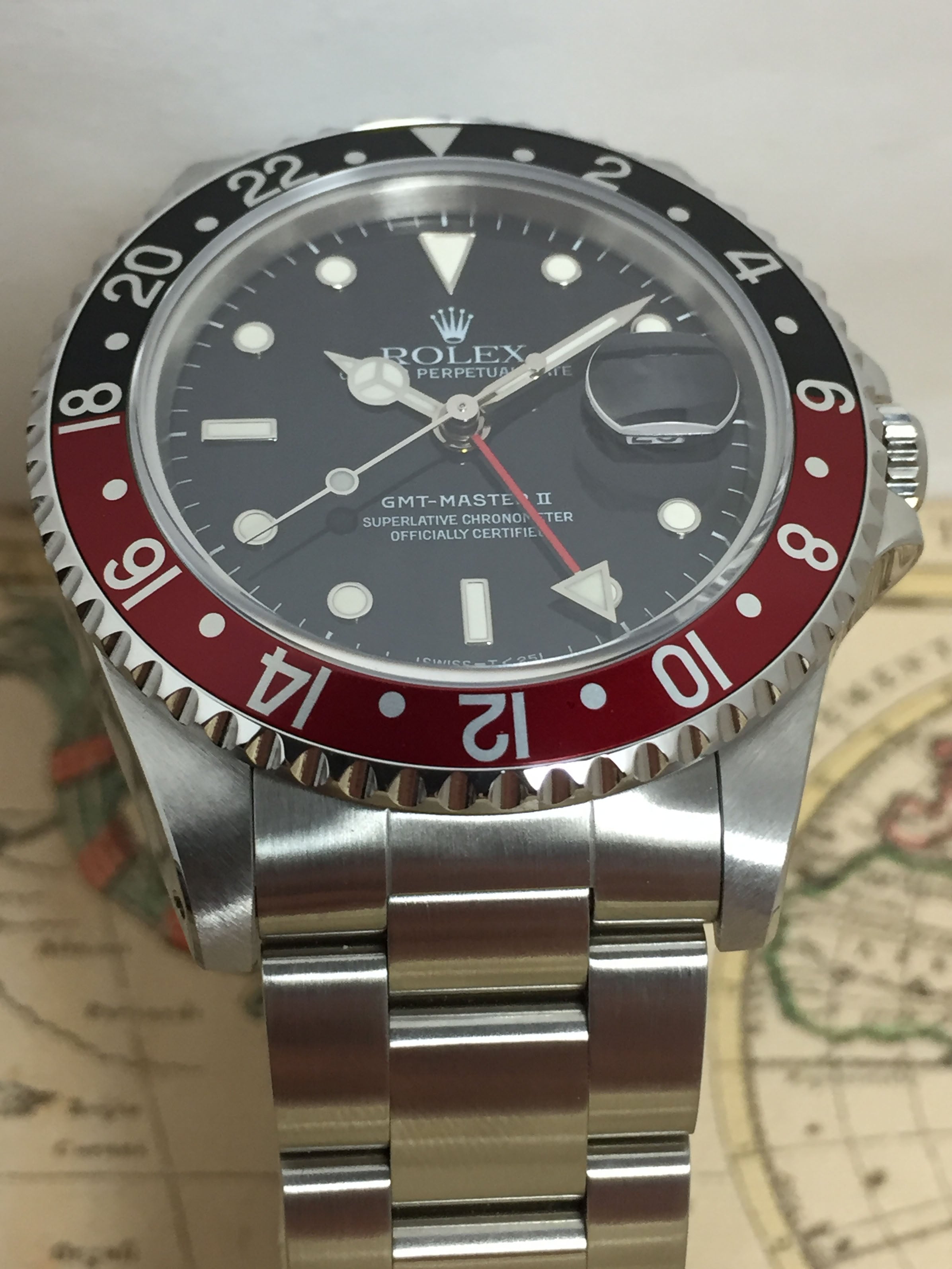 1989 Rolex GMT Master II 1st Series NOS Ref. 16710 (Full Set)