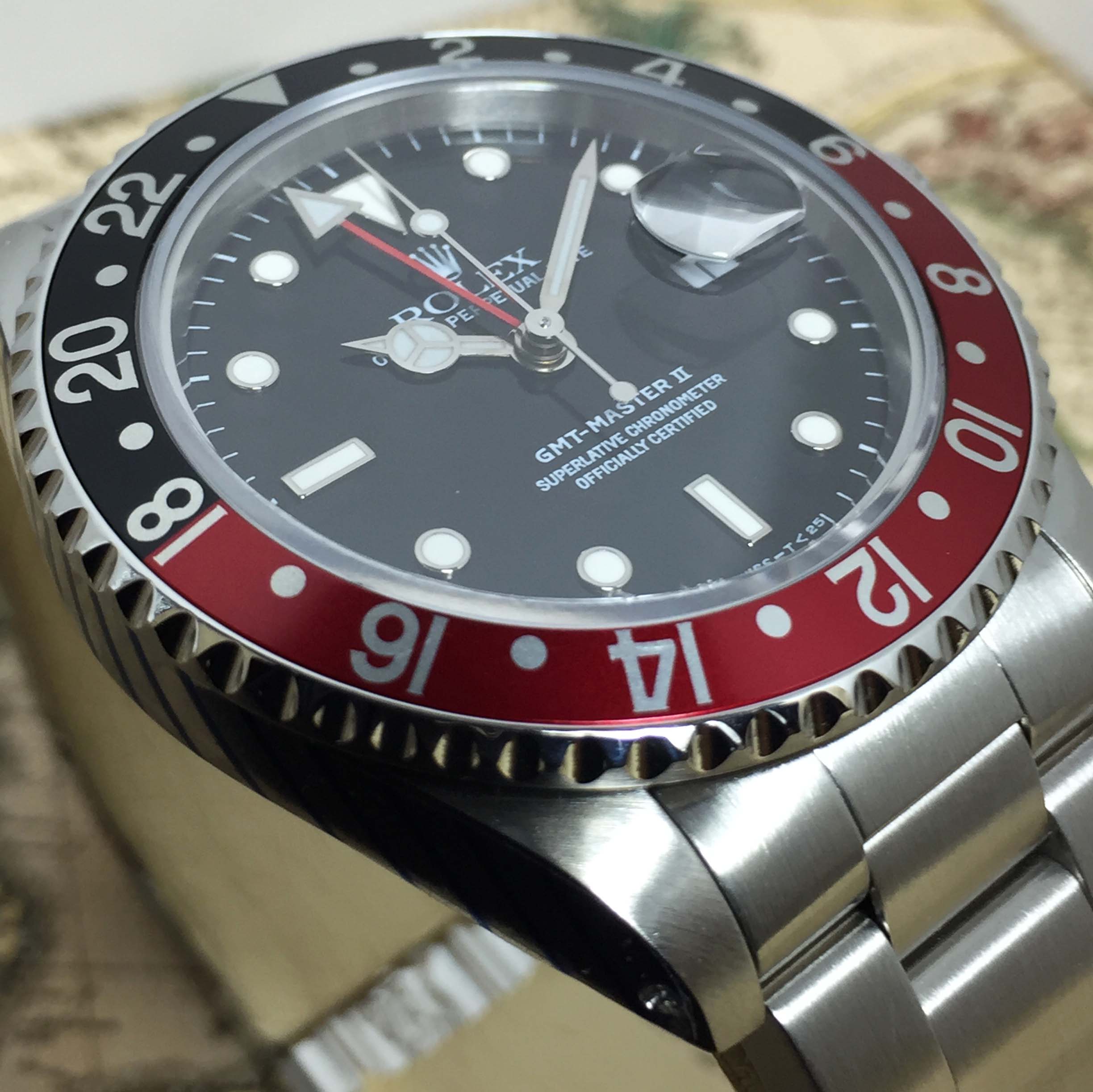 Rolex GMT Master II Coke Ref. 16710 Year 1994 (Full Set)