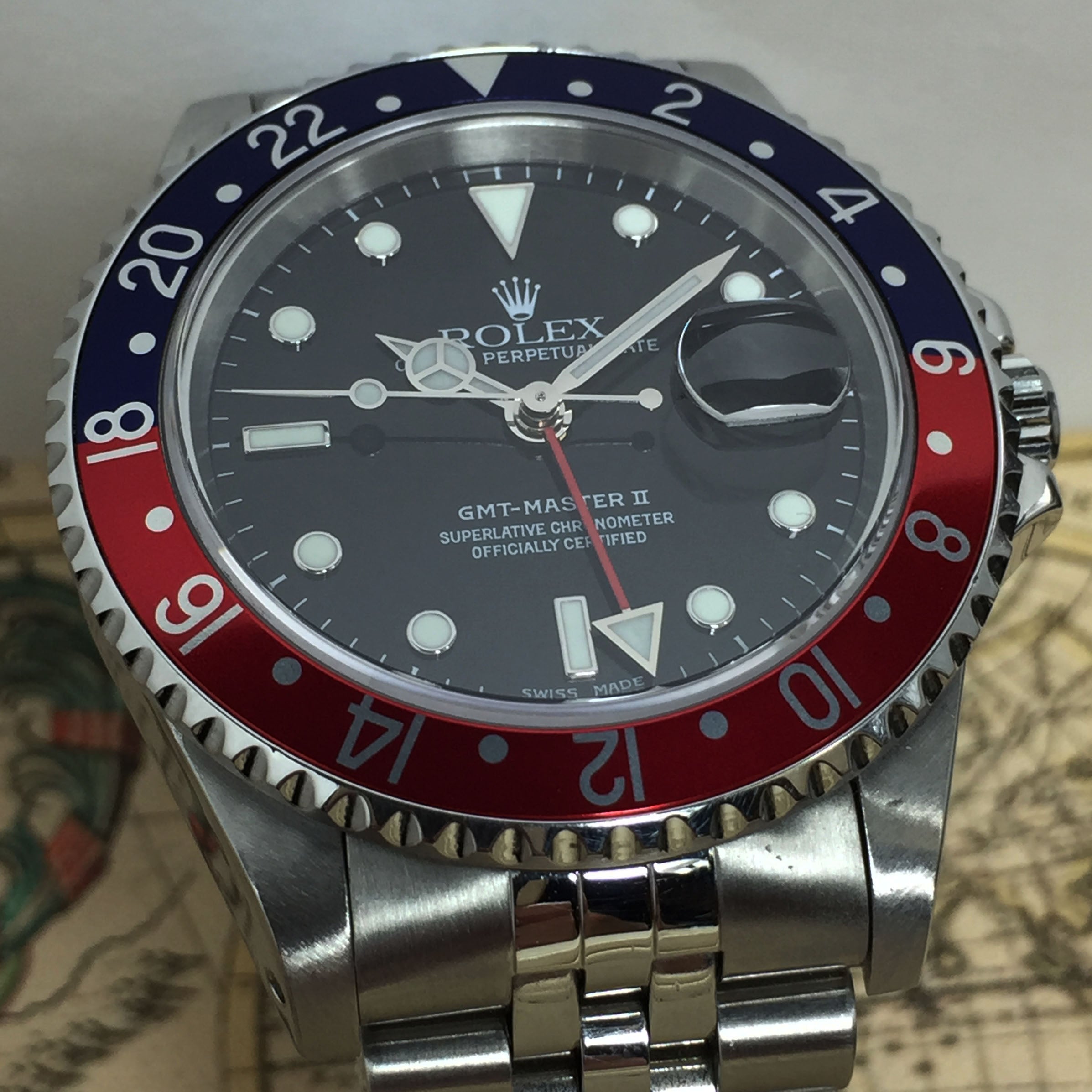 2003 Rolex GMT Master II Ref. 16710 (Full Set)