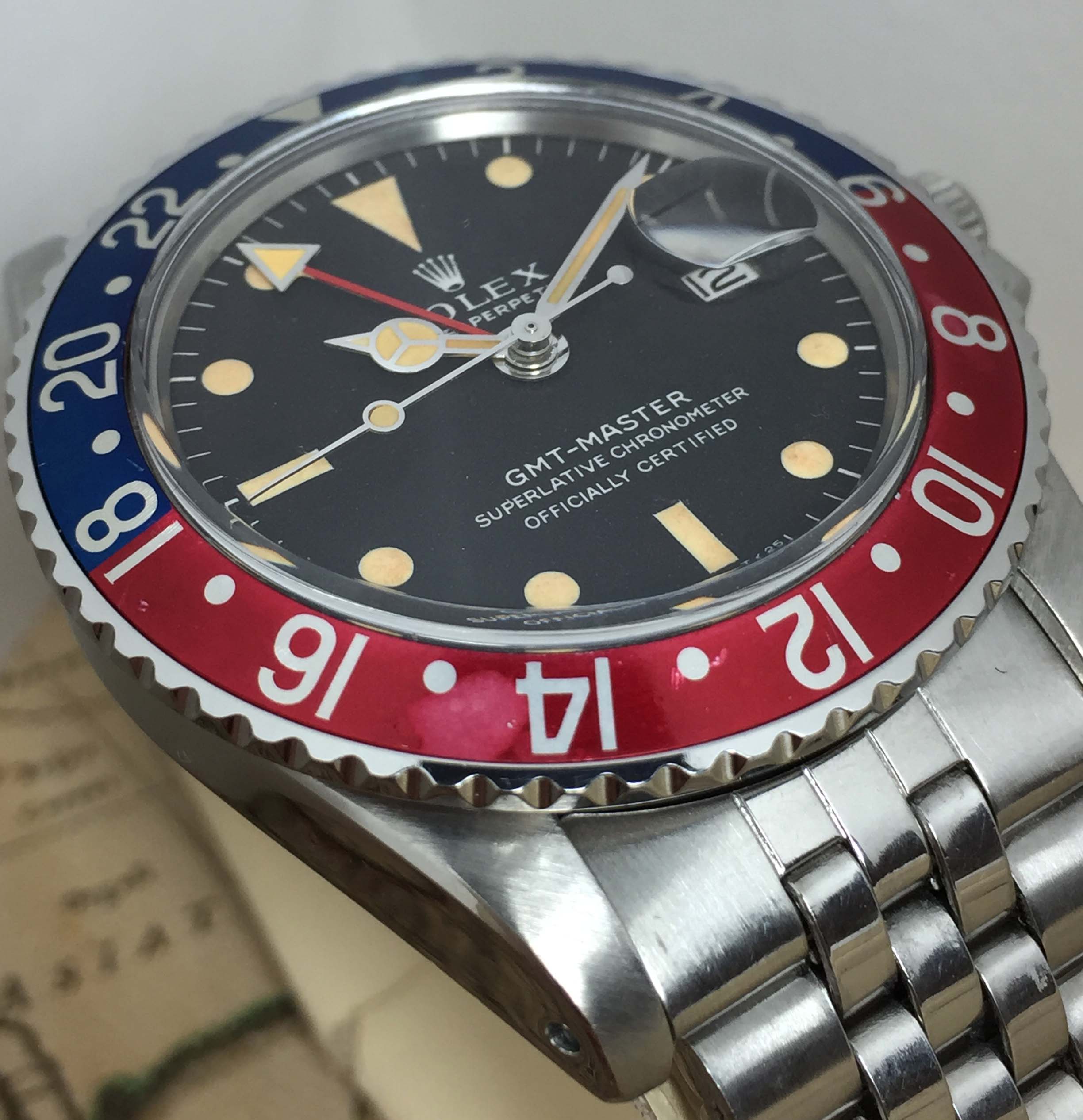 Rolex GMT Master MK1 Ref. 1675 Year 1971 (Full Set)