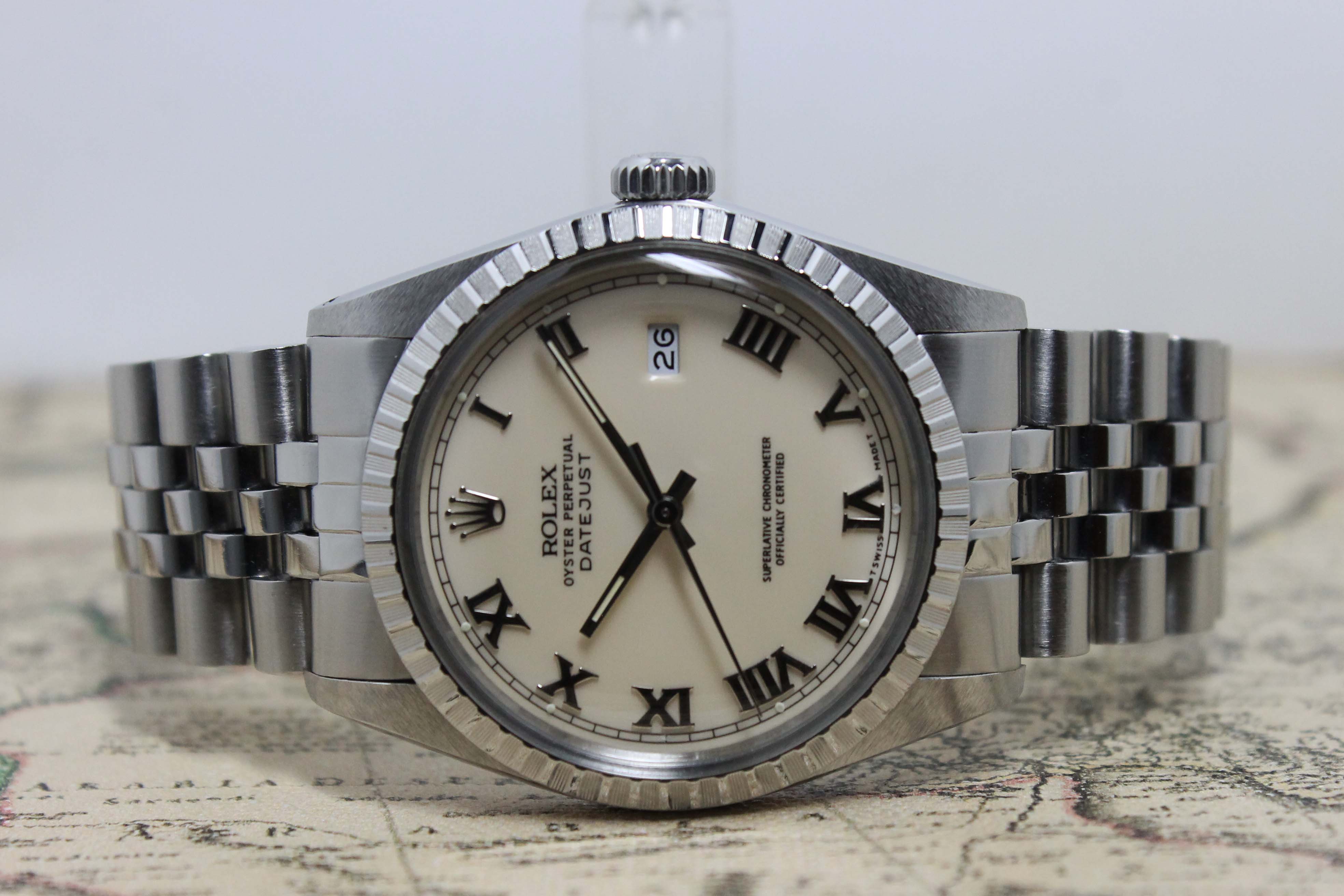 1985 Rolex Datejust Ivory Dial Ref. 16030