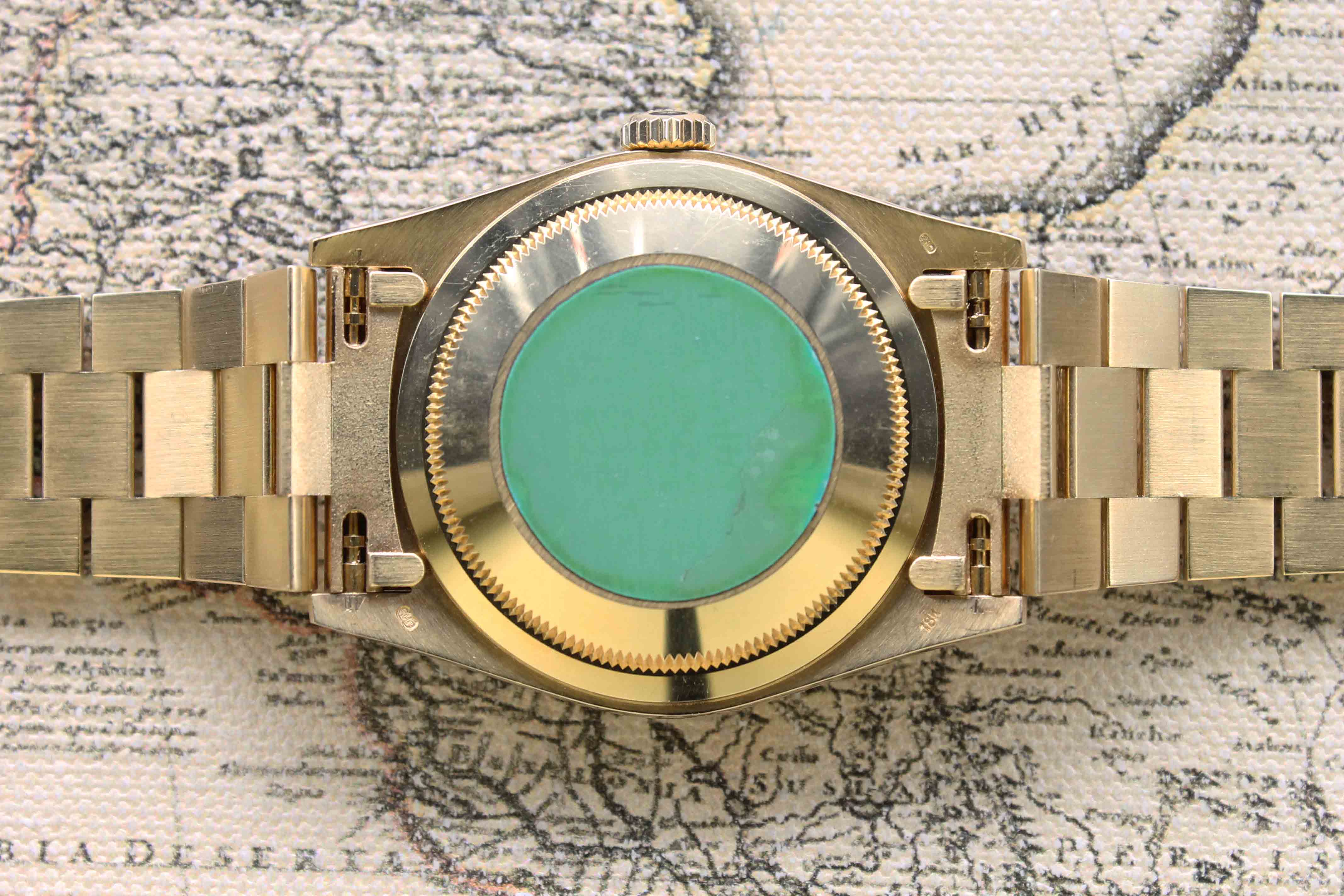 1990 Rolex Day Date Factory Malachite Dial Ref. 18348