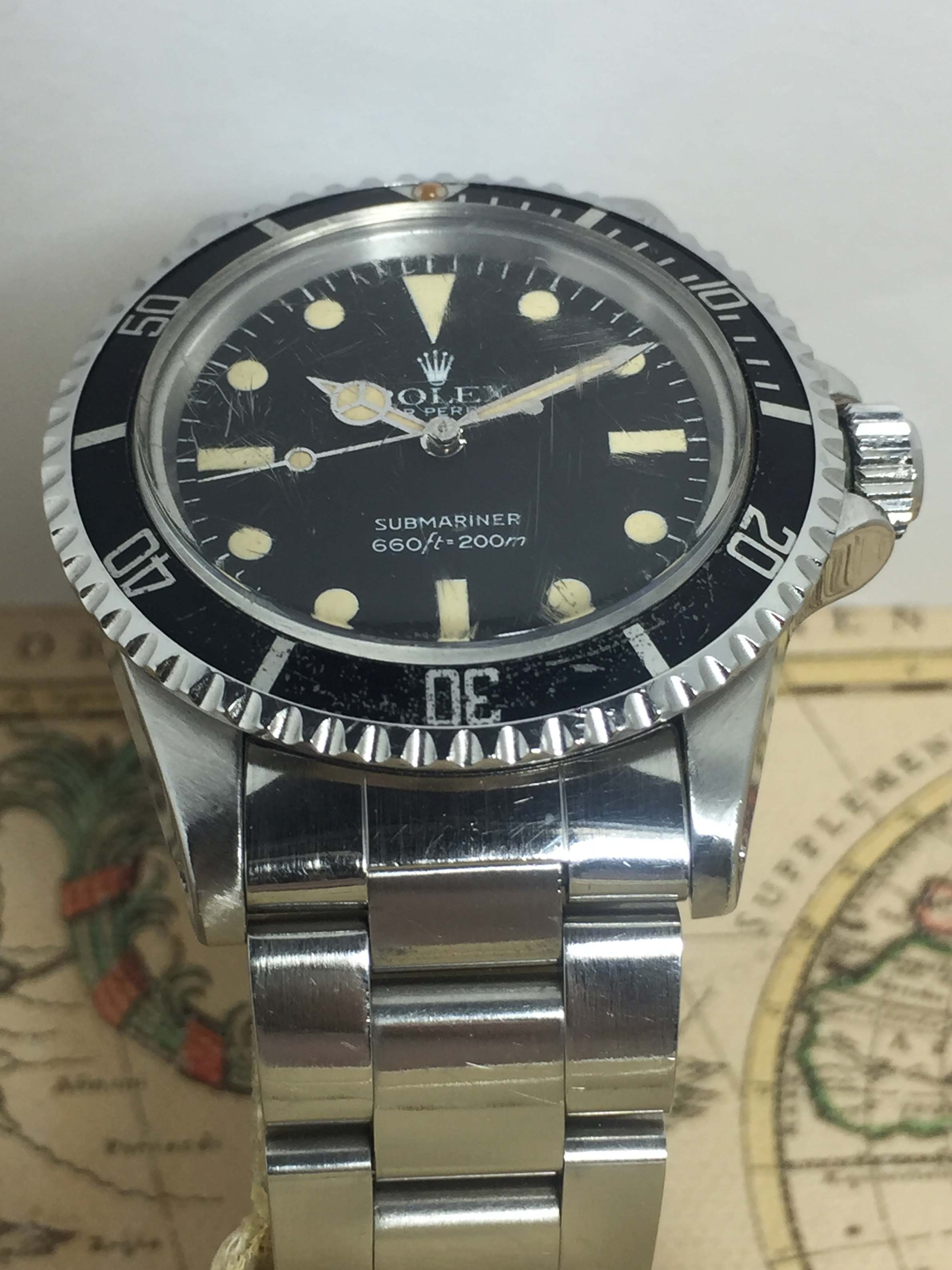 1982 Rolex Submariner Maxi MK4 Ref. 5513 (Full Set)