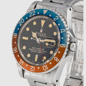 1966 Rolex GMT Master Gilt Dial Unpolished Ref. 1675 (with Box and Papers)