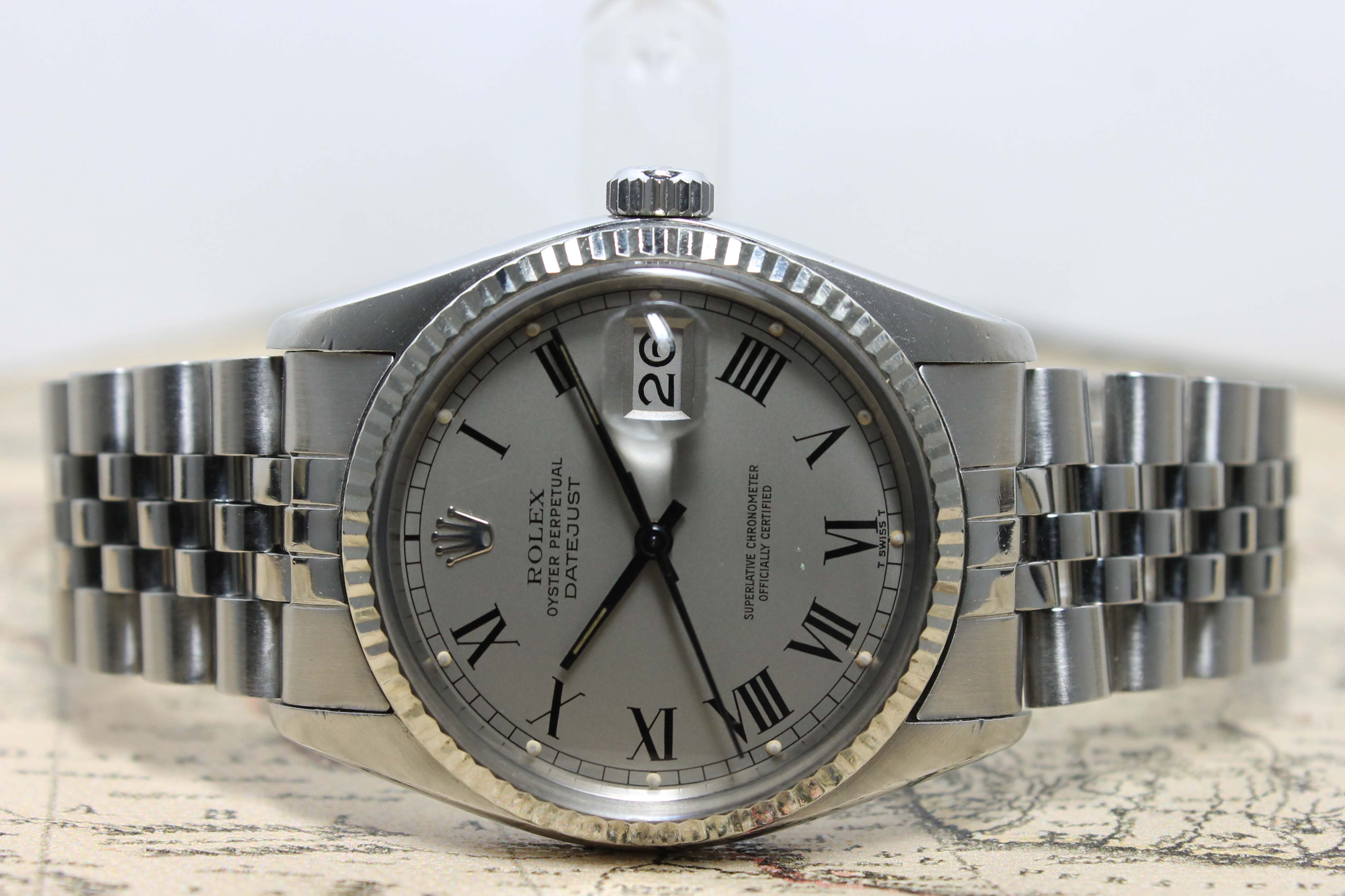 Rolex Oyster Perpetual Datejust St/WG Ref. 16014 Year 1978 (with Certificate)