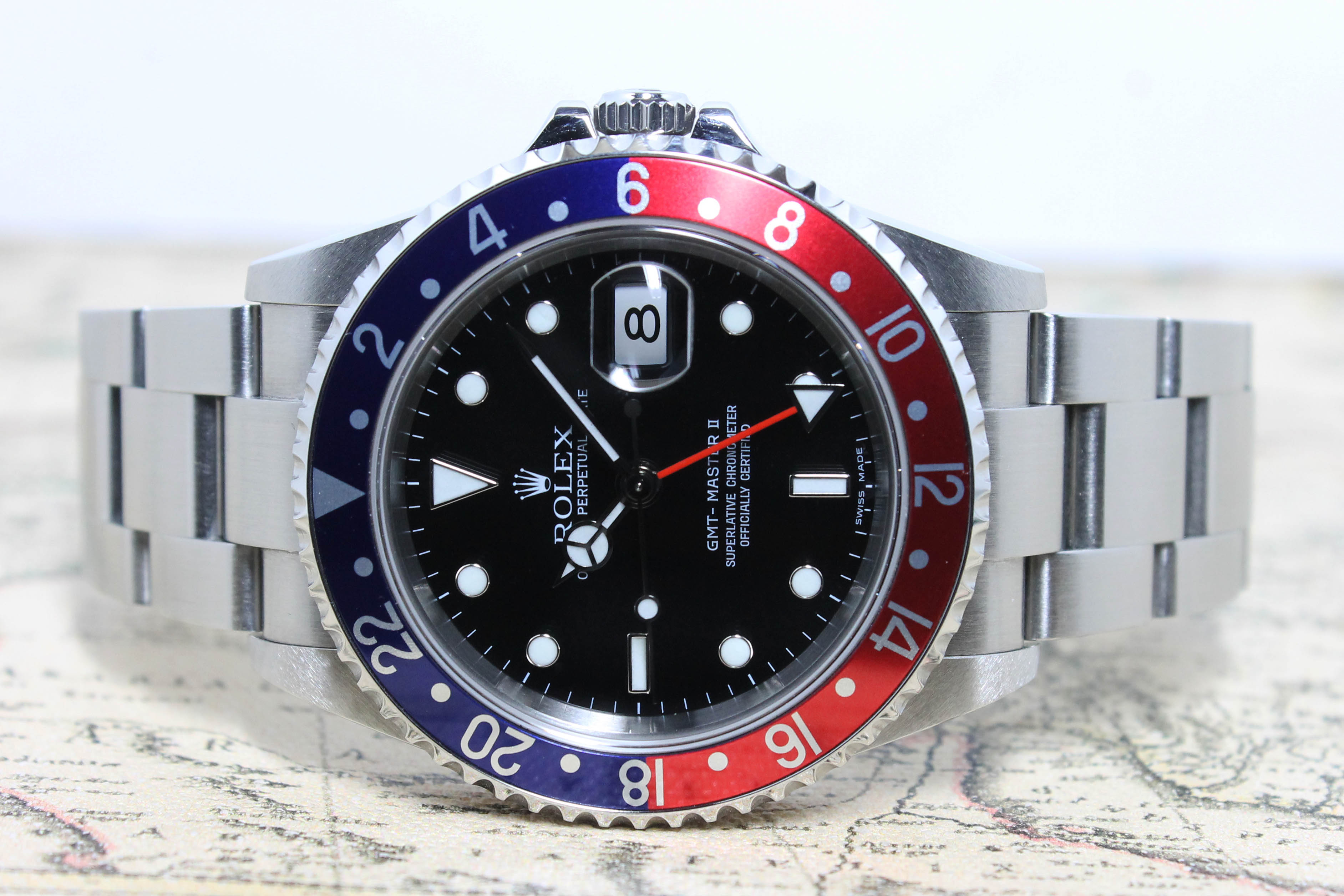 2006 Rolex GMT Master II Pepsi Ref. 16710 (Full Set)