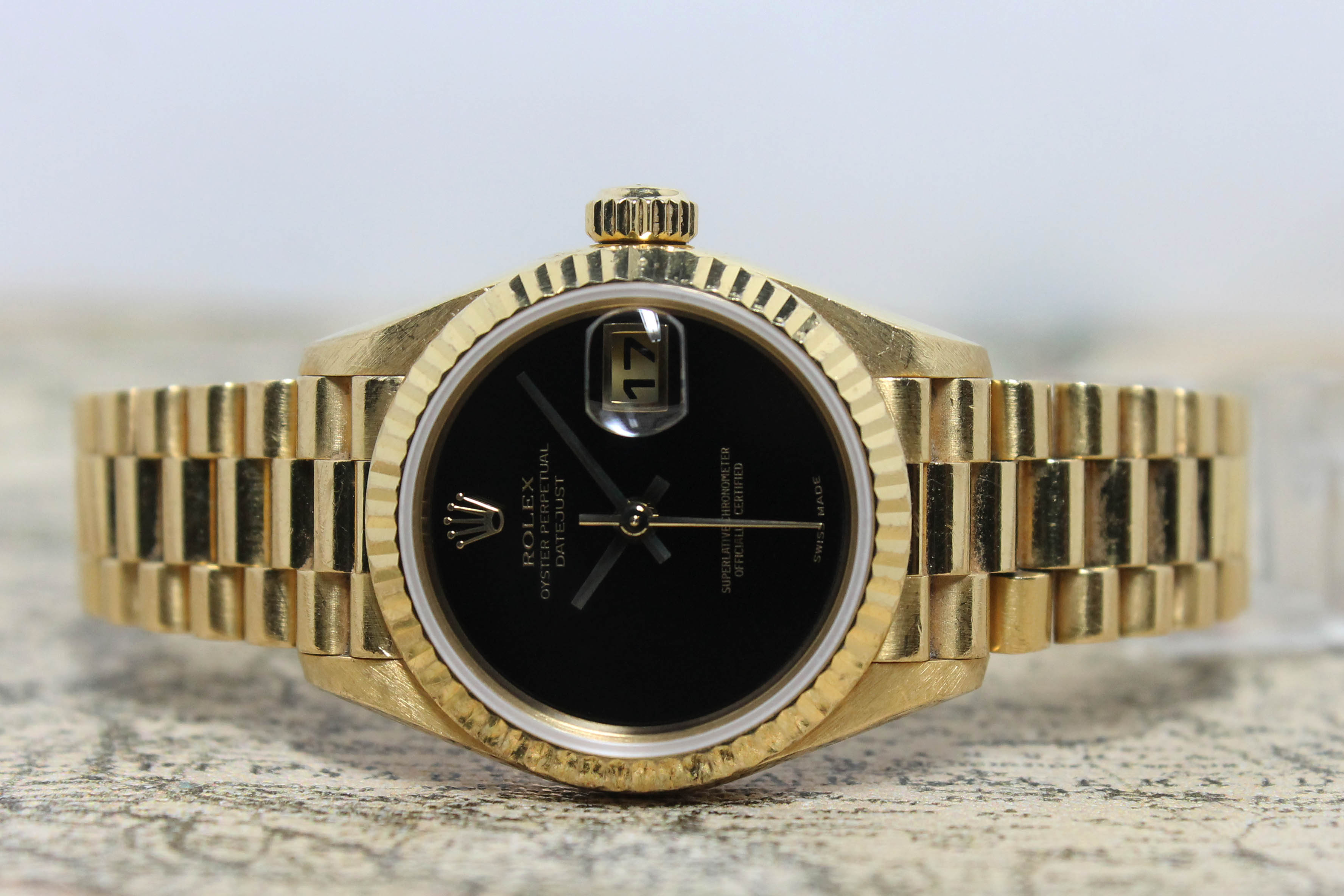 1999 Rolex Lady Datejust Onyx Ref. 79178 (with Papers)