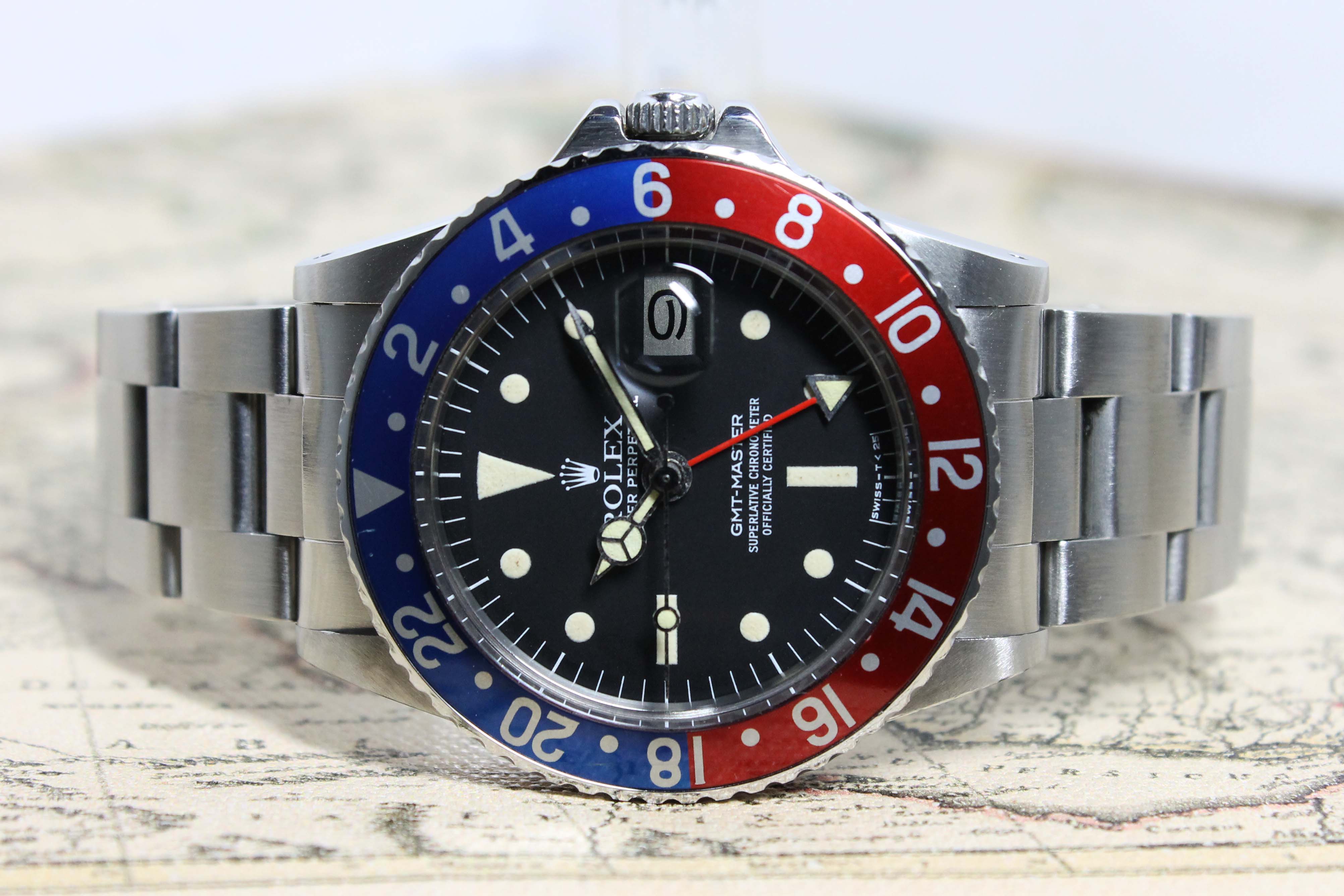 Rolex GMT Master MK3 Radial Ref. 1675 Year 1977 (Full Set)