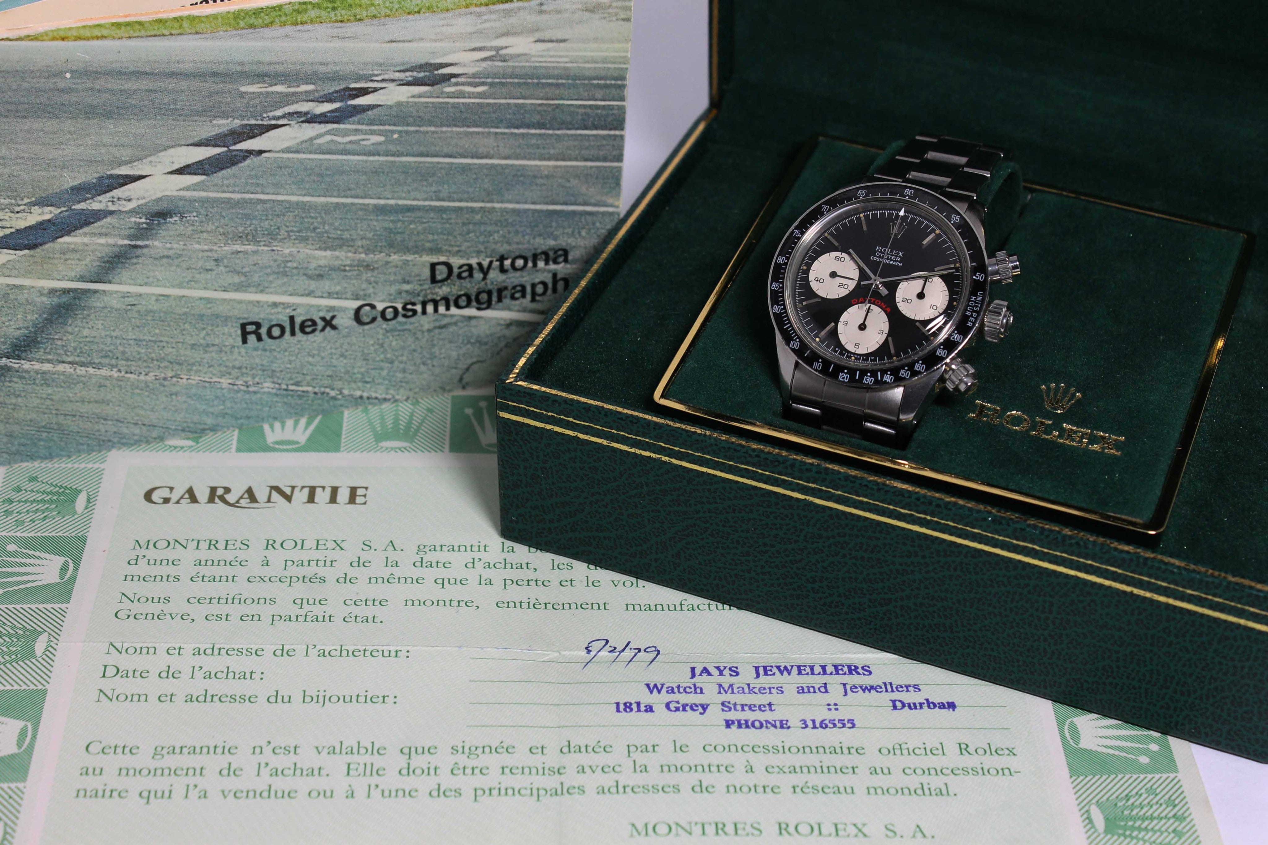 Rolex Daytona 'Big Red Sigma' Ref. 6263 Year 1973 (with Box & Papers)