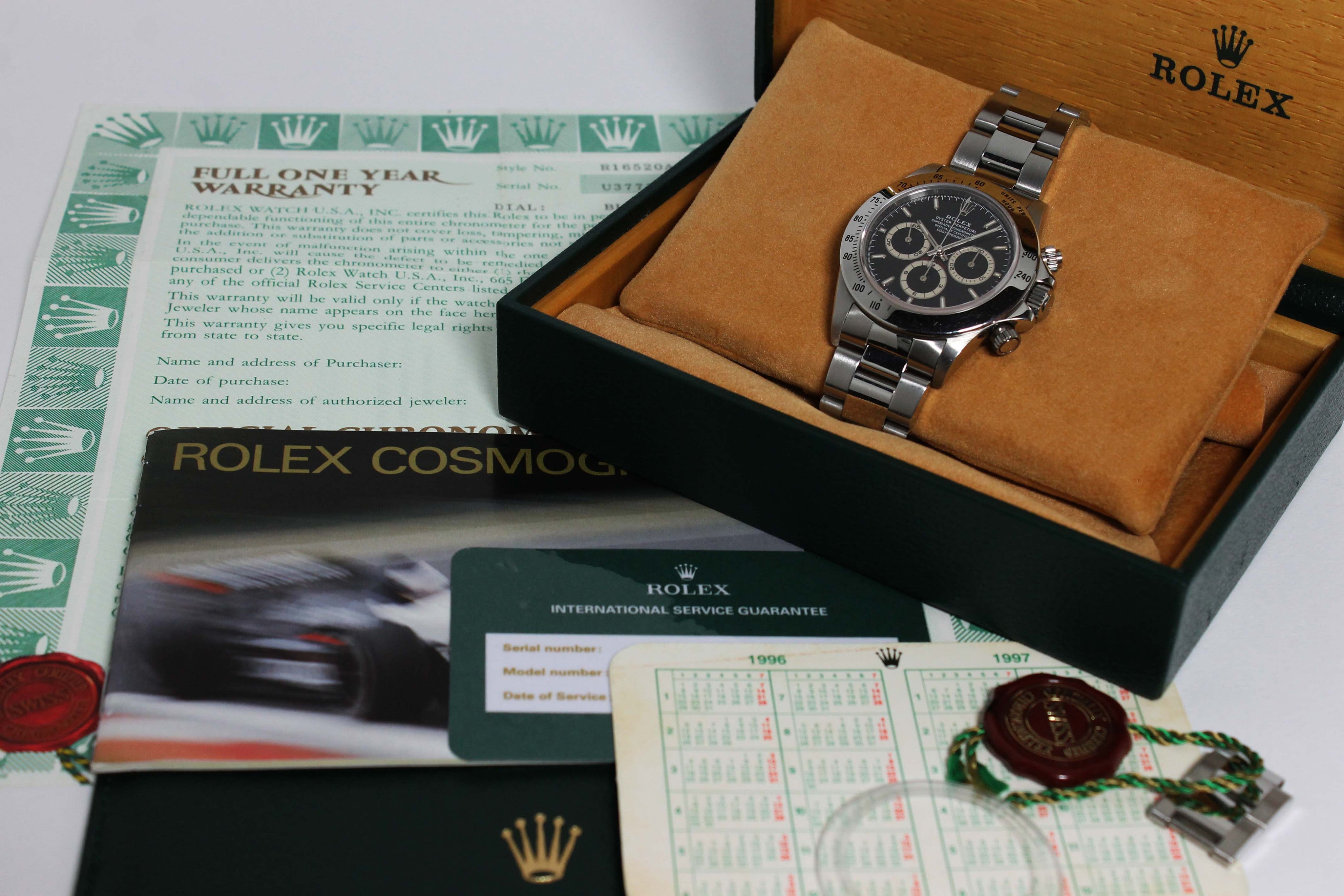 Rolex Daytona Ref. 16520 Year 1997 (Full Set)