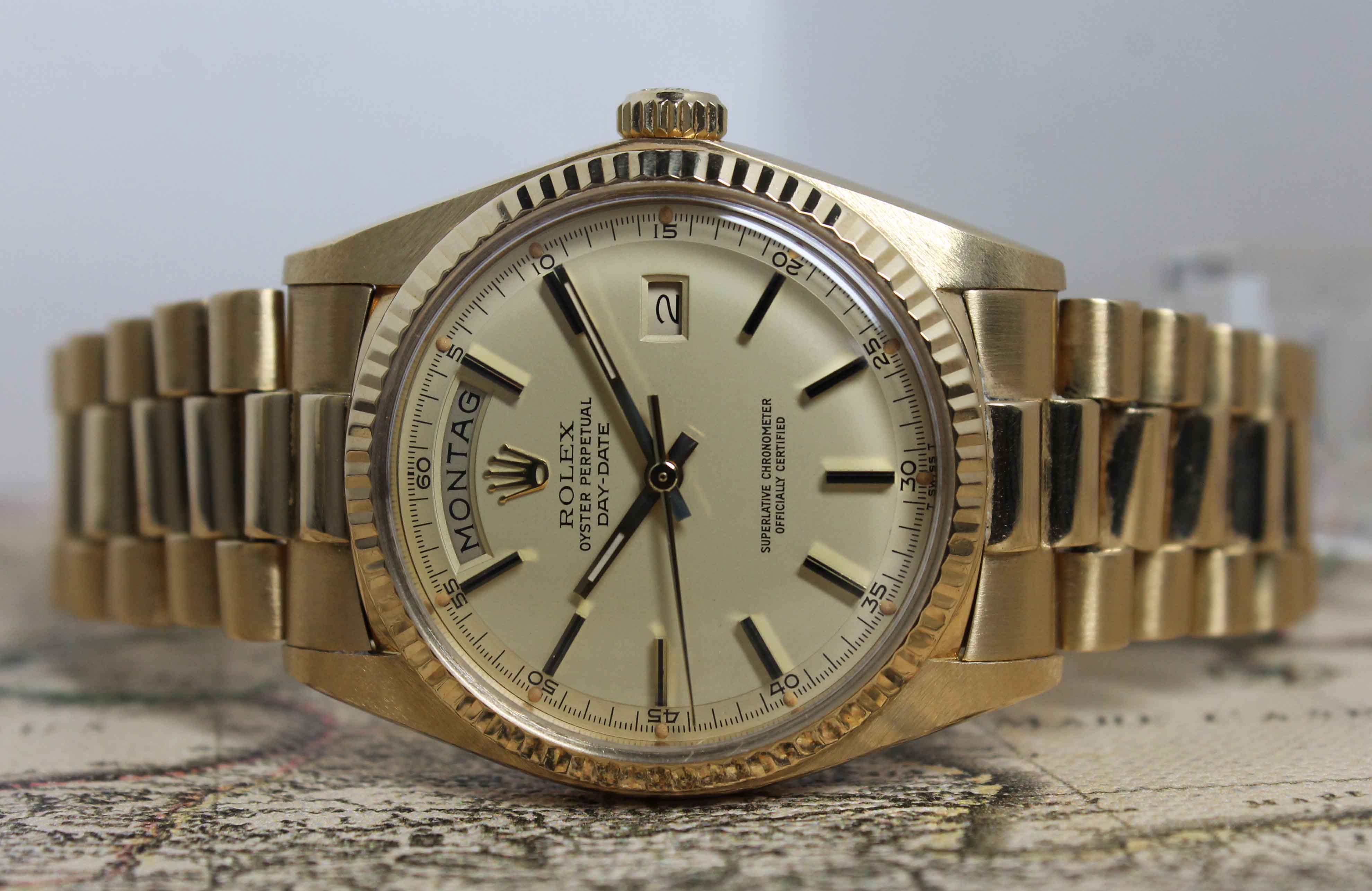 Rolex Day Date Lemon Dial Ref. 1803 Year 1972- (with Box)