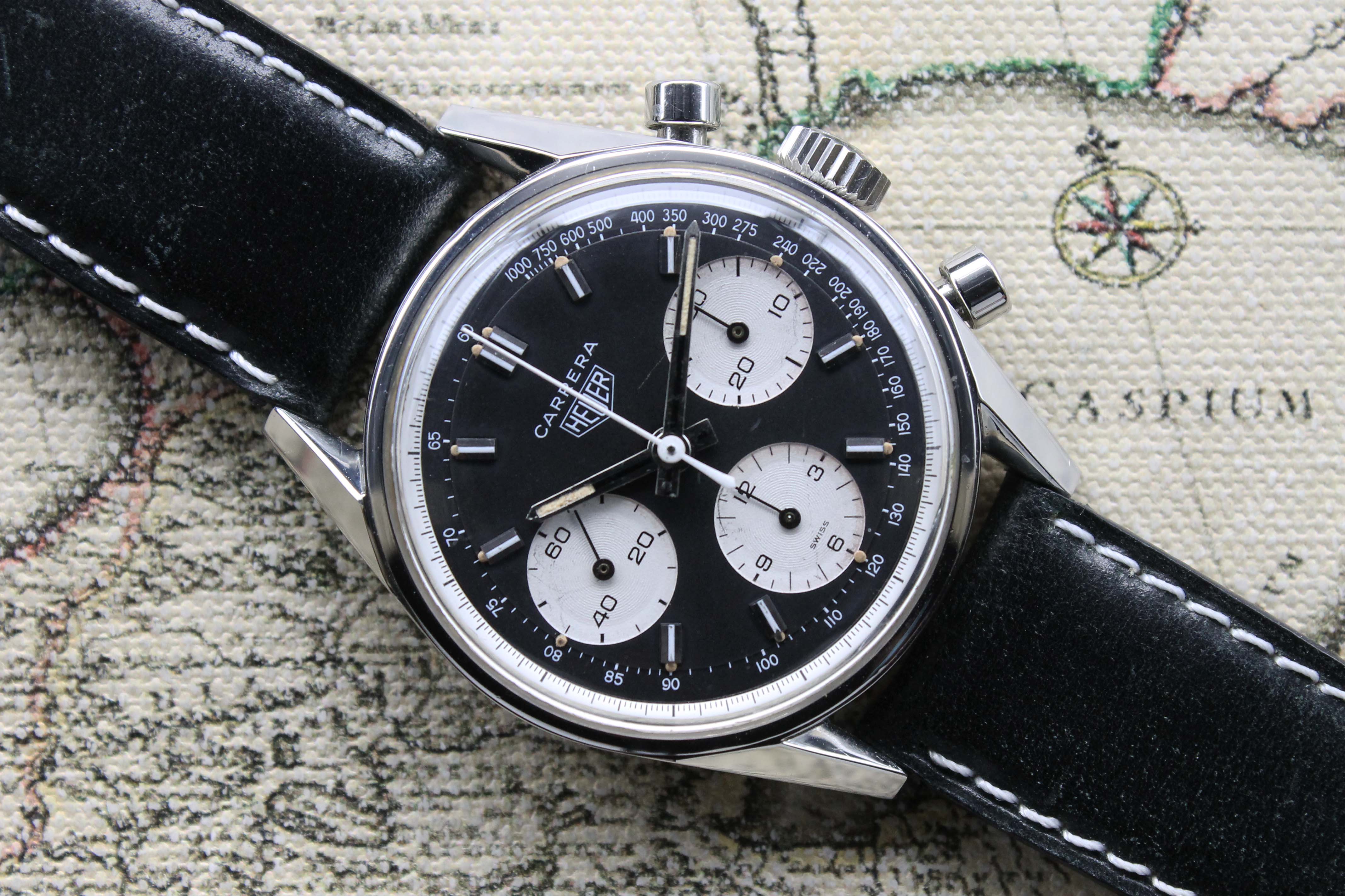 1960's Heuer Carrera Ref. 2447NST