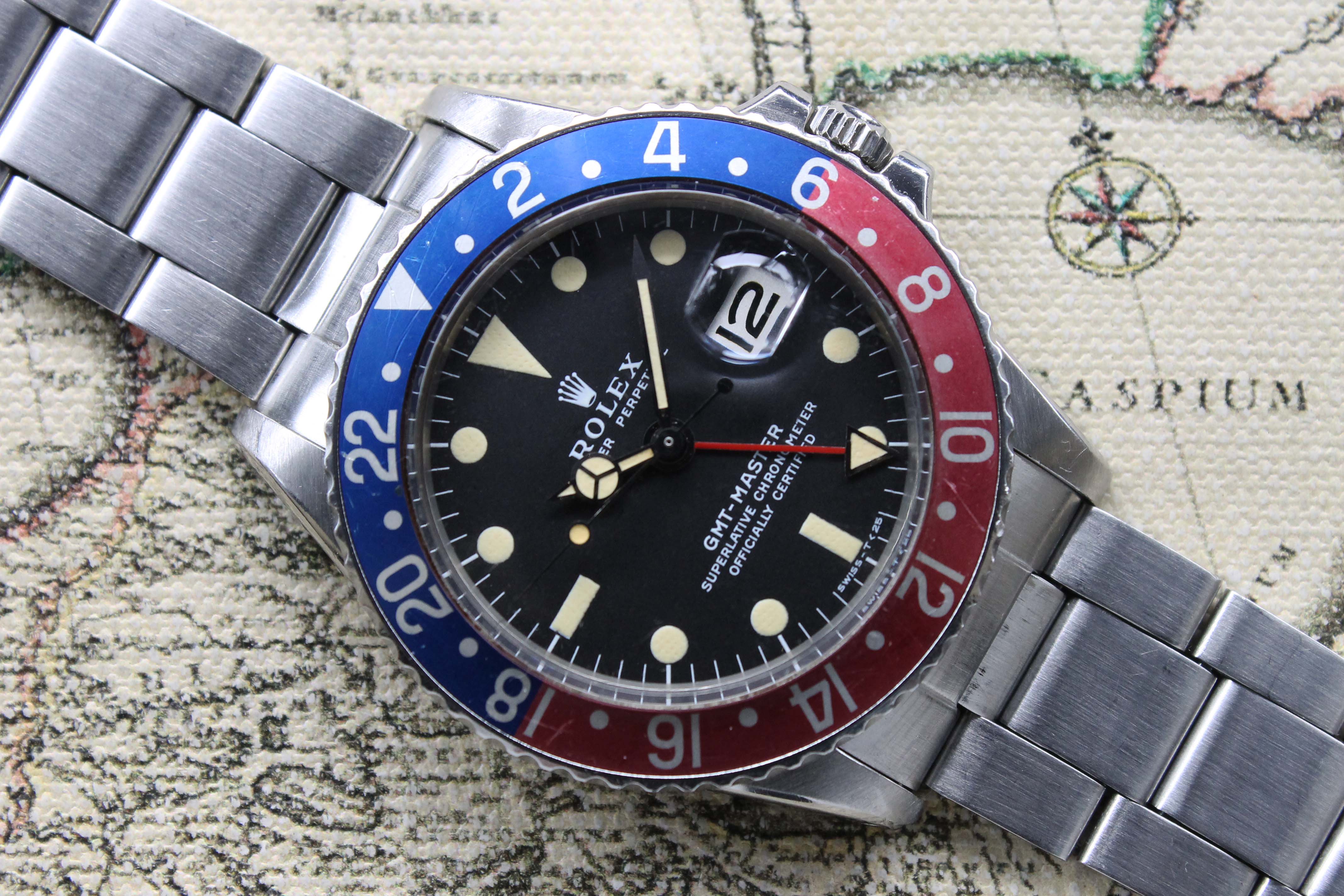 1972 Rolex GMT Master MK2 Dial Ref. 1675