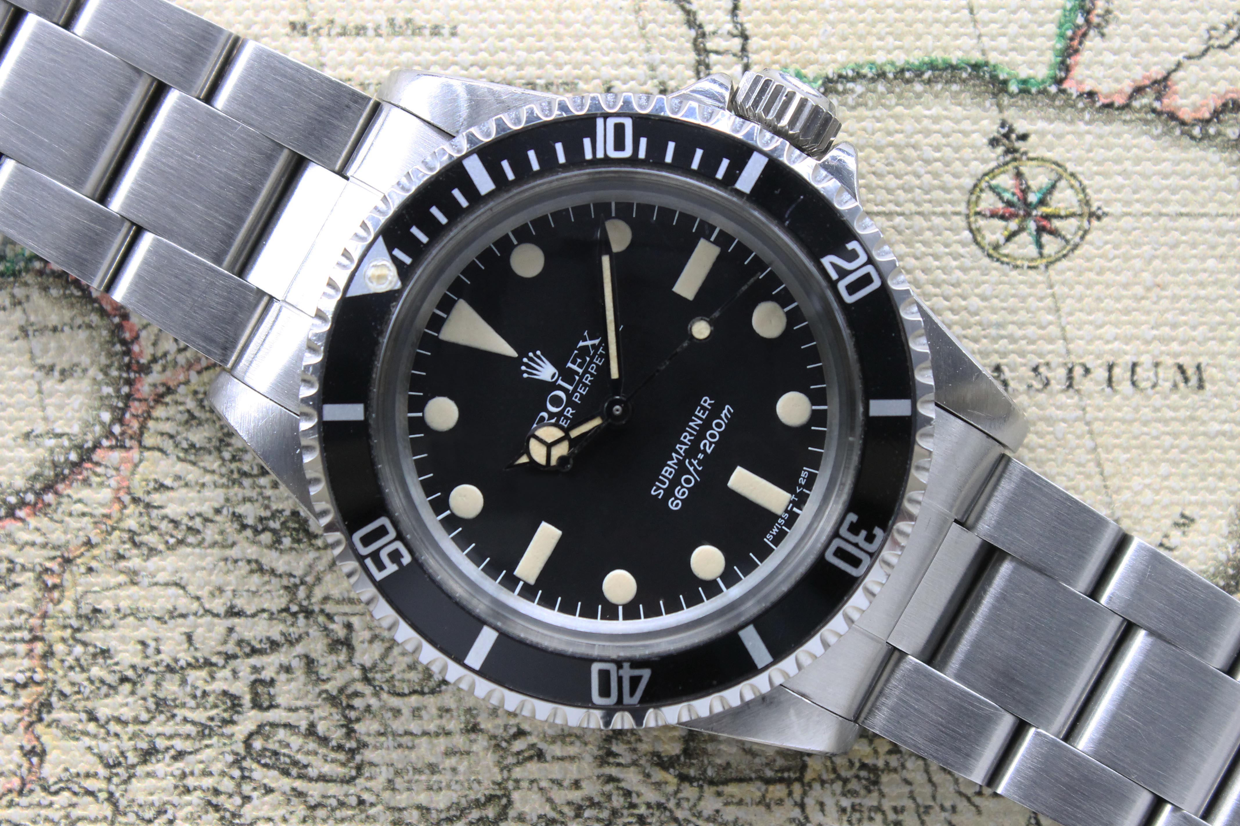 1981 Rolex Submariner Maxi MK4 Unpolished Ref. 5513