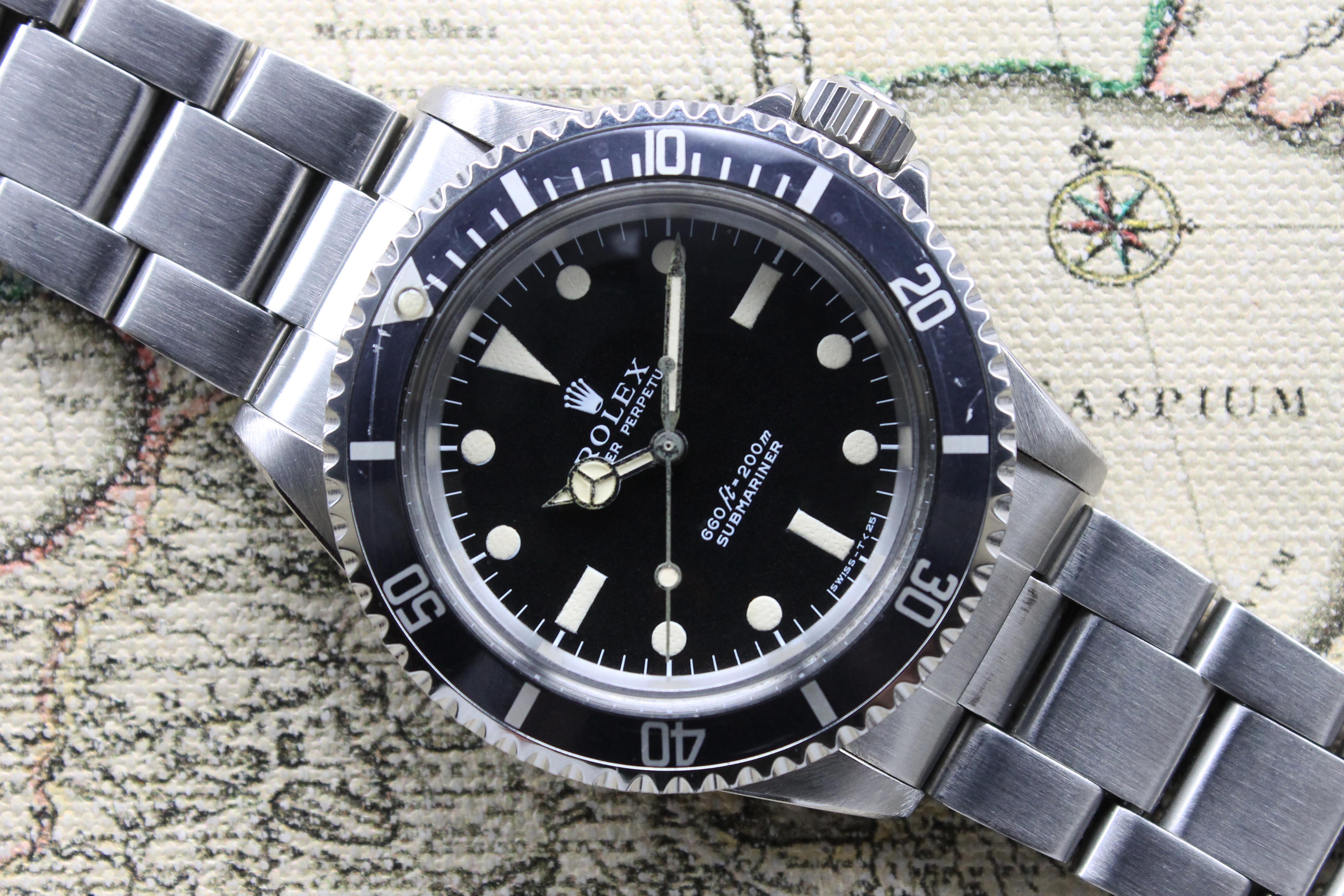 1975 Rolex Submariner 5513 Non-Serif Dial Ref. 5513 (Full Set)