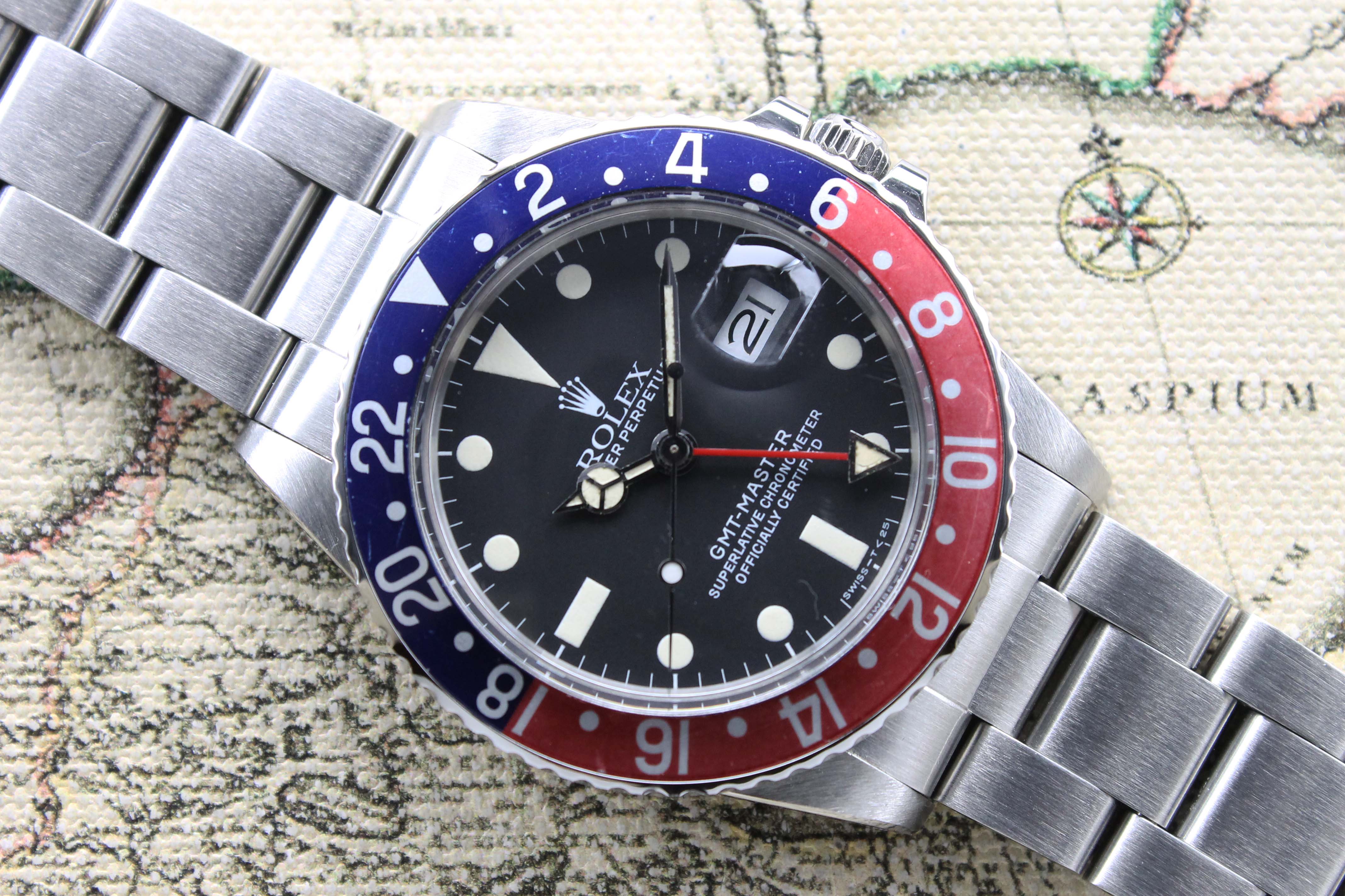 1984 Rolex GMT Master Matte Ref. 16750 (Full Set)