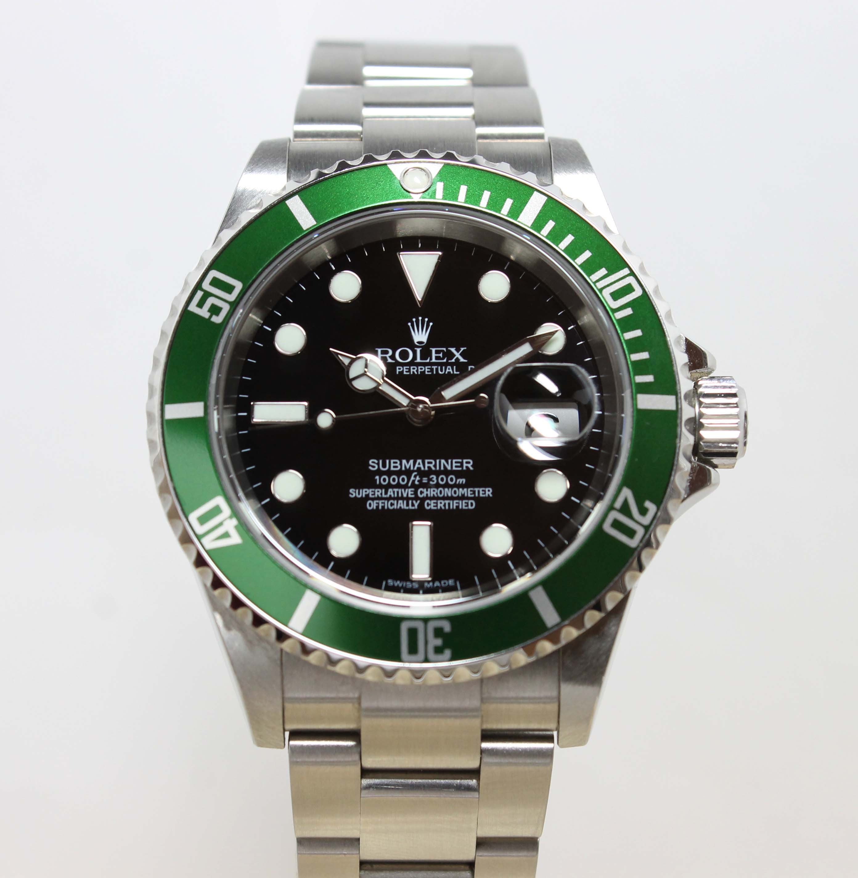 Rolex Submariner Anniversary NOS Ref. 16610LV Year 2006 (Full Set)